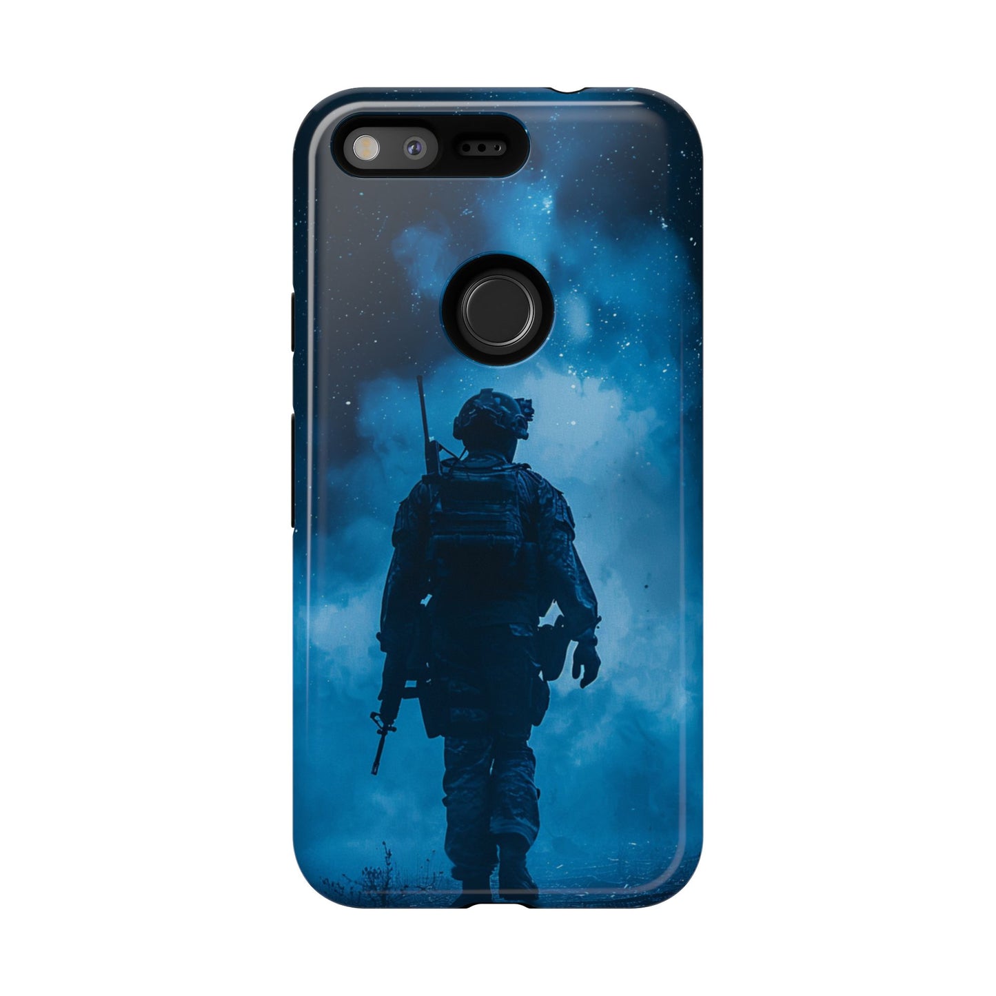Midnight Sentinel Soldier – Tough Google Pixel Case