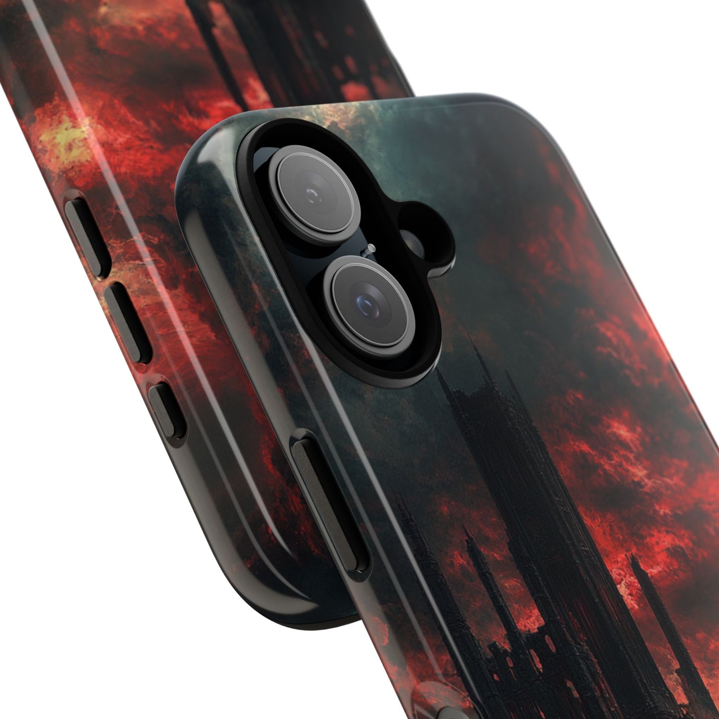 Crimson Dread Citadel – Tough iPhone Case