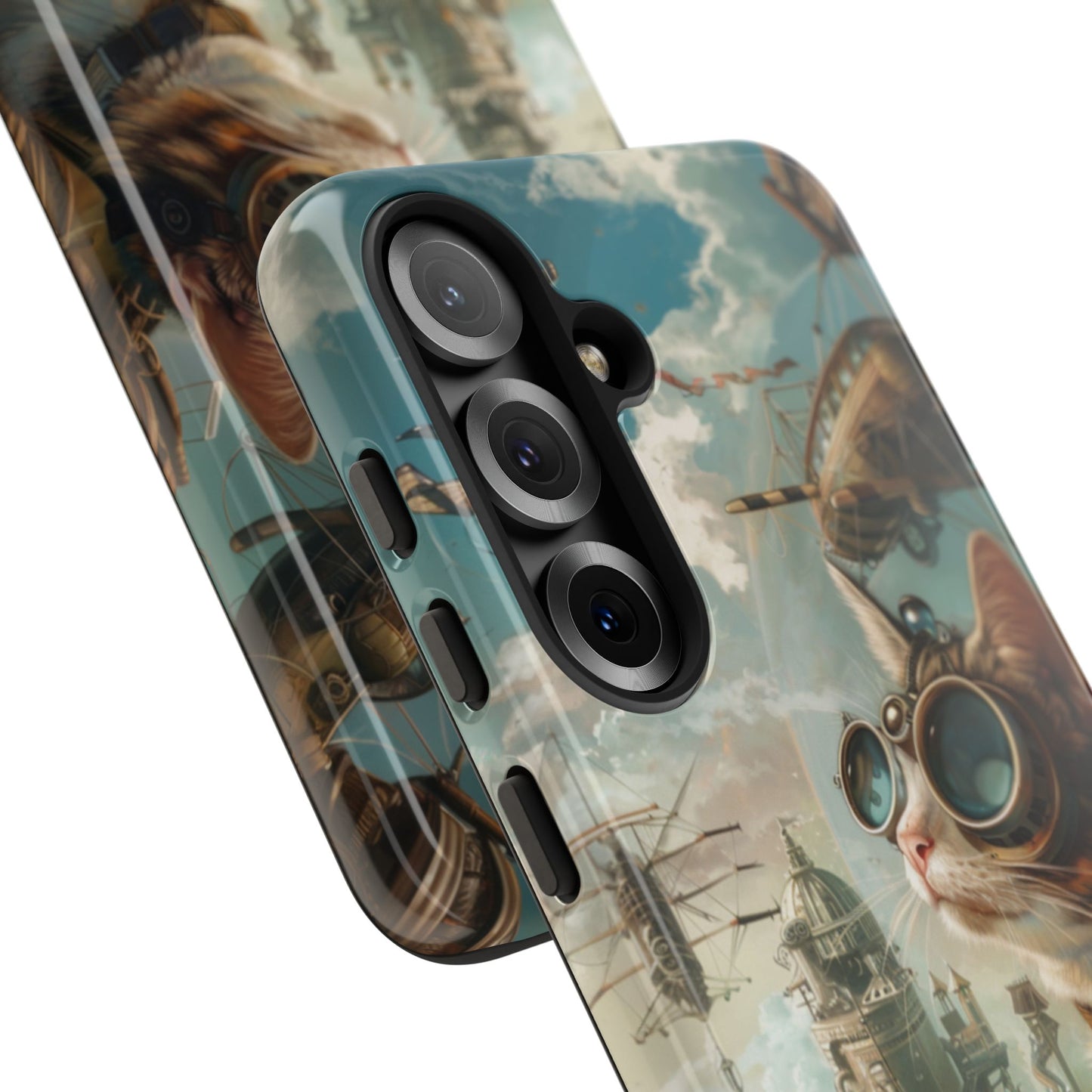 Steampunk Aviator Cat - Tough Samsung Galaxy Case