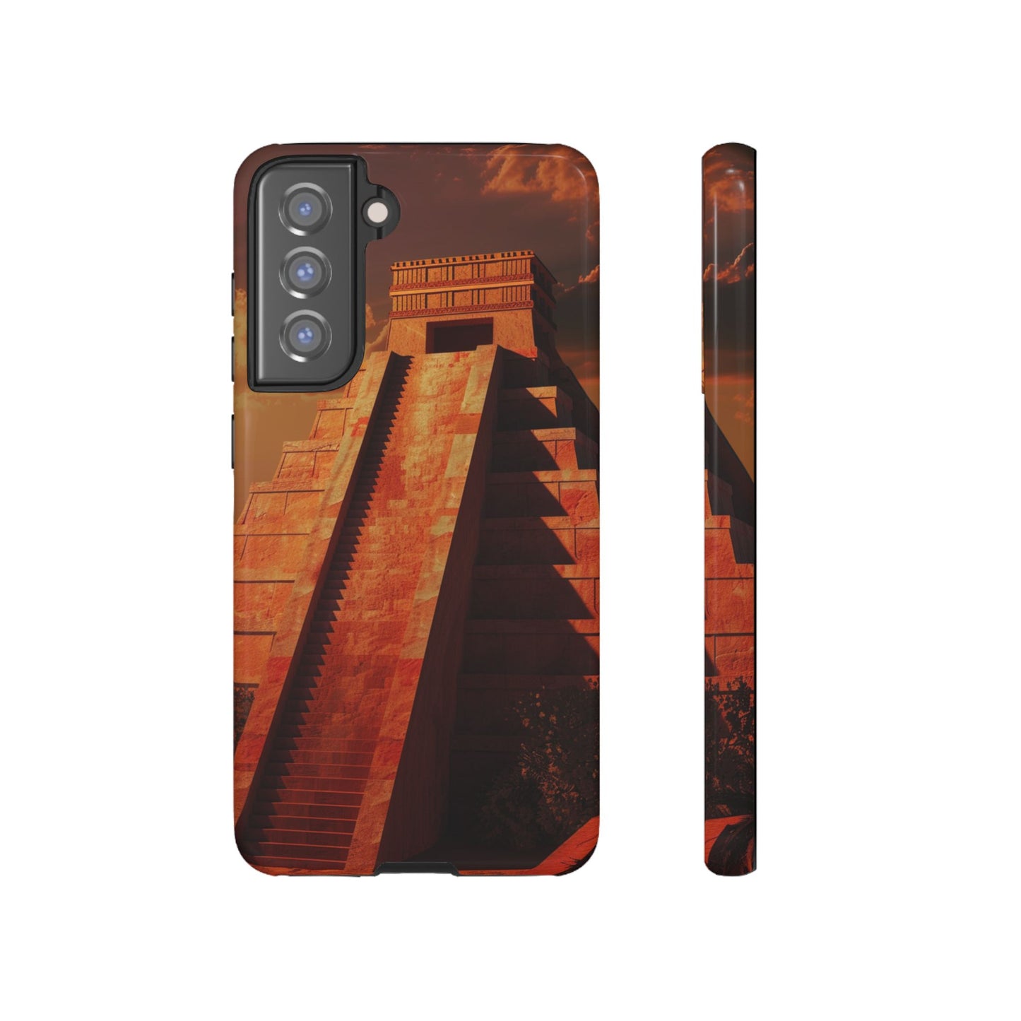 Mayan Pyramid Twilight Phone Case – iPhone, Google Pixel, Samsung Galaxy
