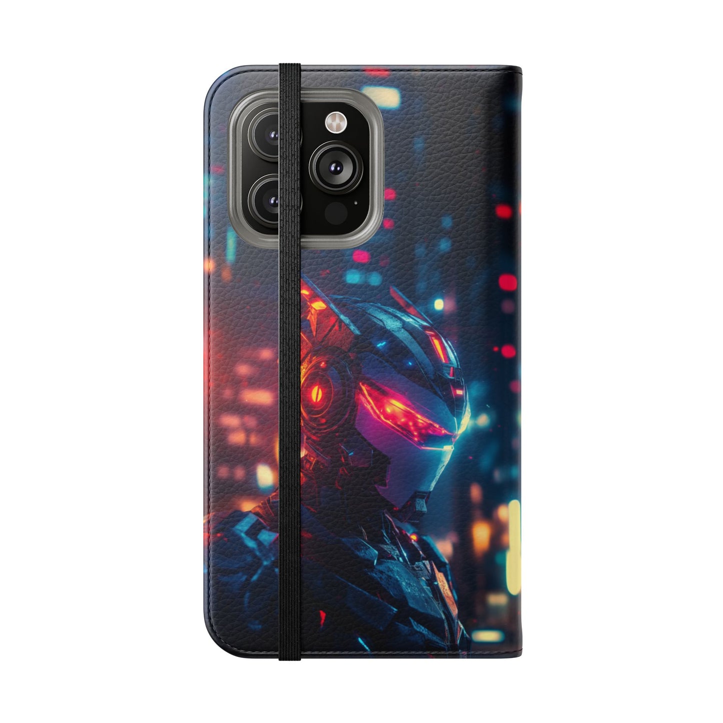 Neon Cyborg - Wallet Flip Case