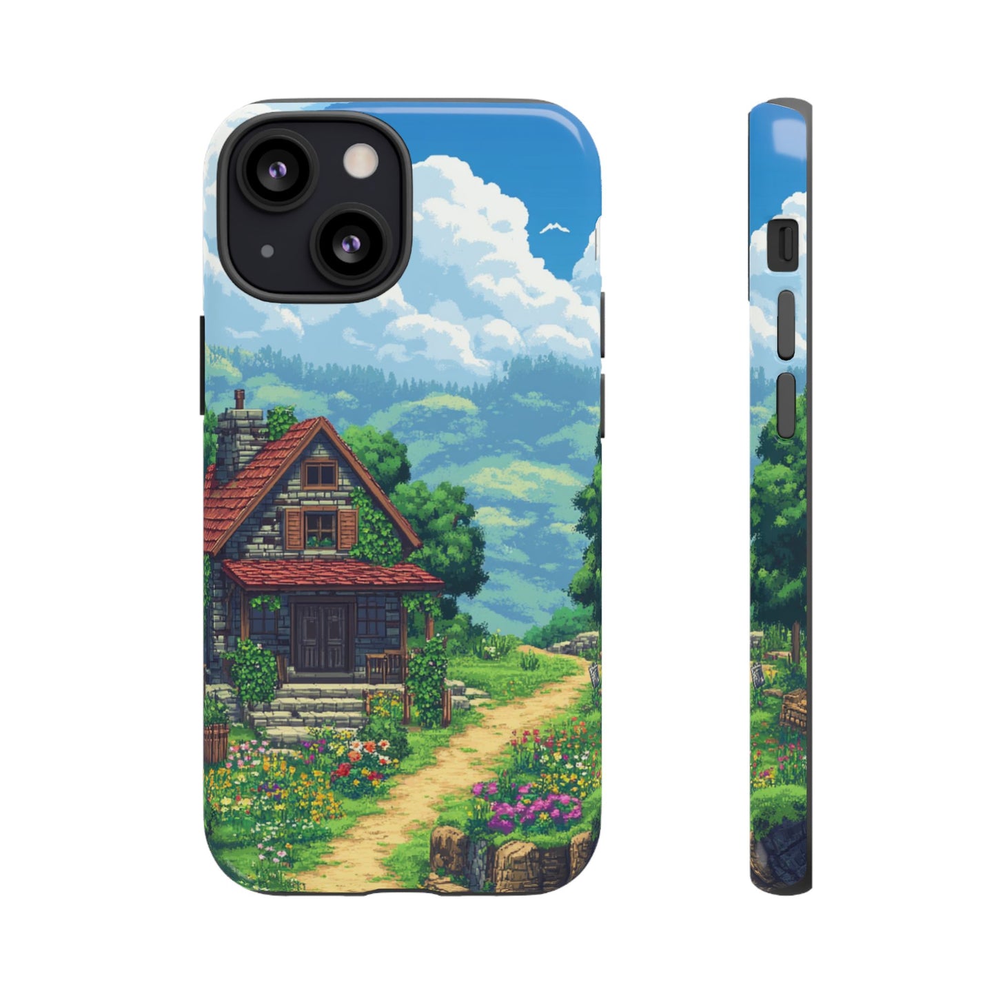 Retro Cottage Escape – Tough iPhone Case