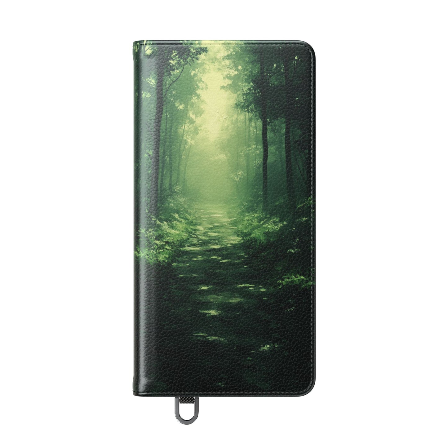 Emerald Mist Forest Path - Wallet Flip Case