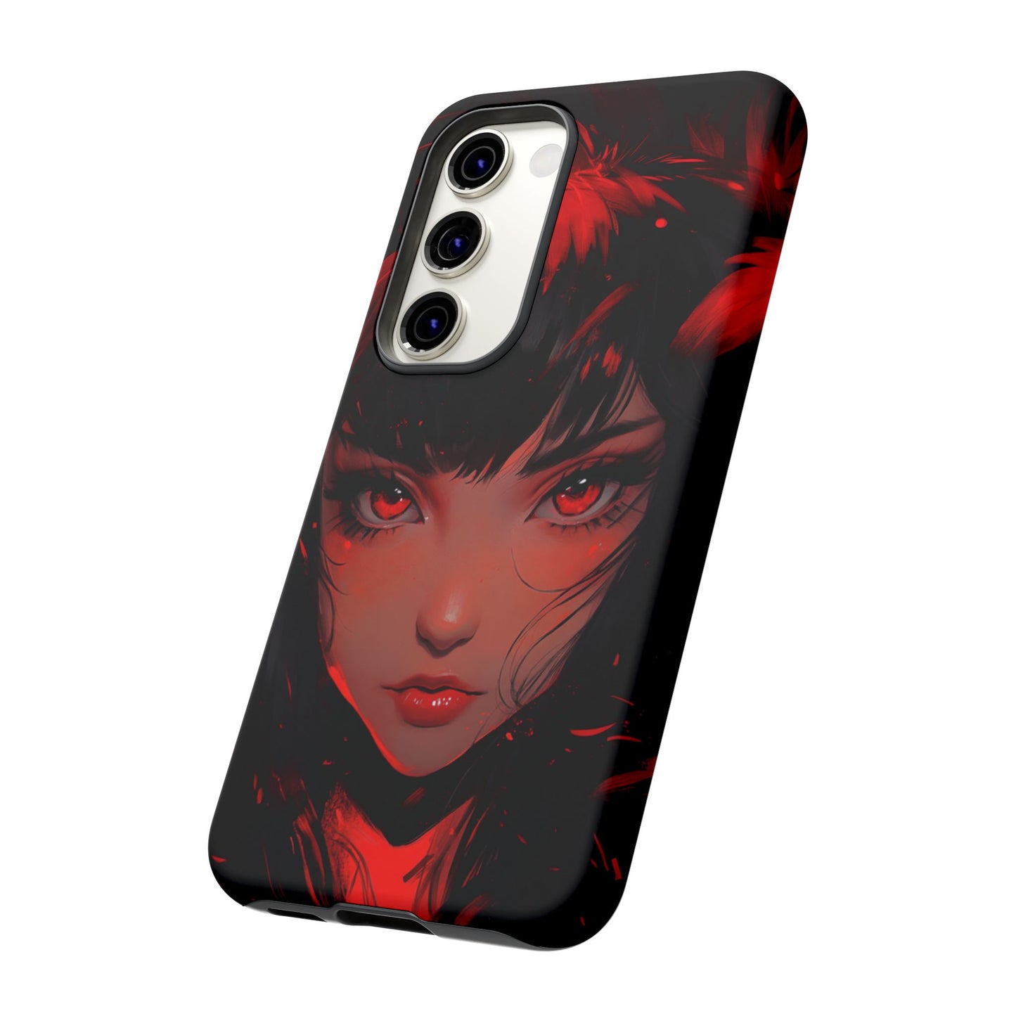 Fiery Gaze Anime Phone Case – iPhone, Google Pixel, Samsung Galaxy