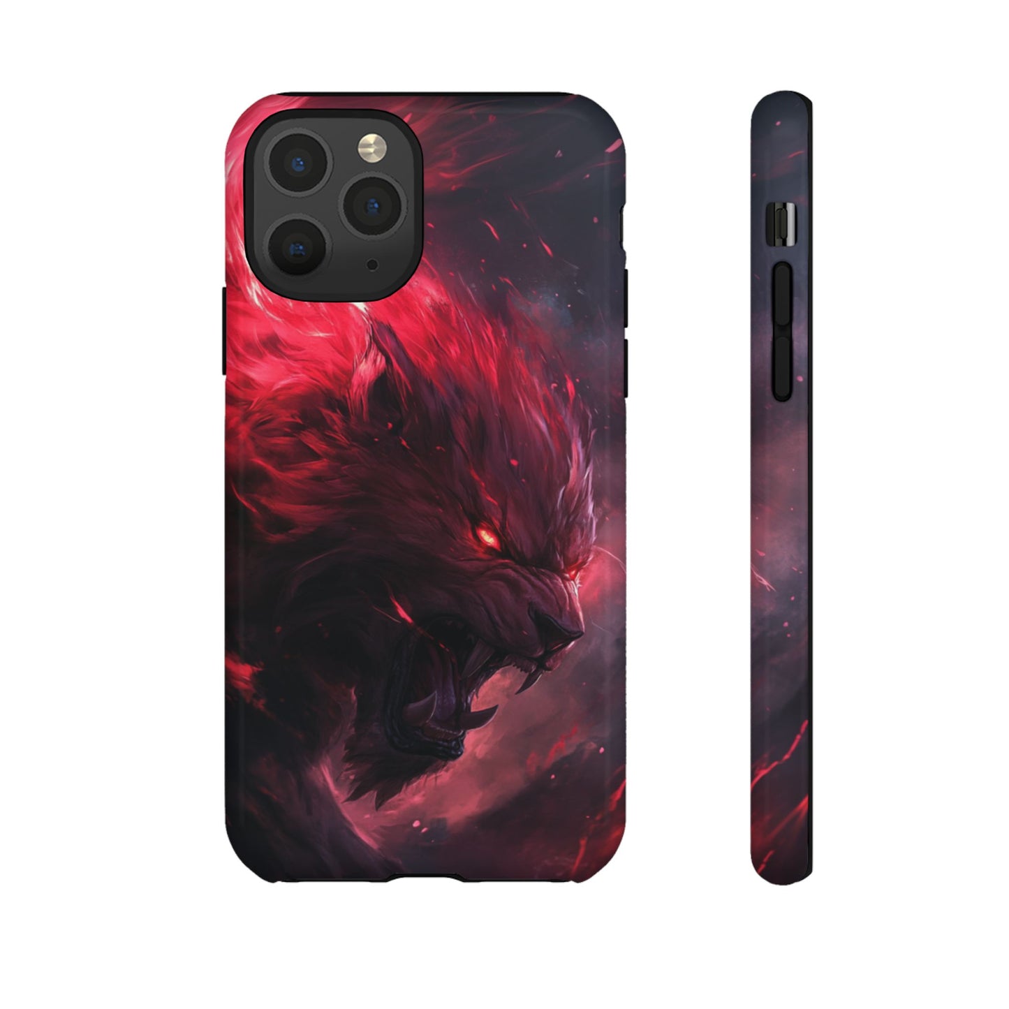 Fiery Wolf Spirit – Tough iPhone Case