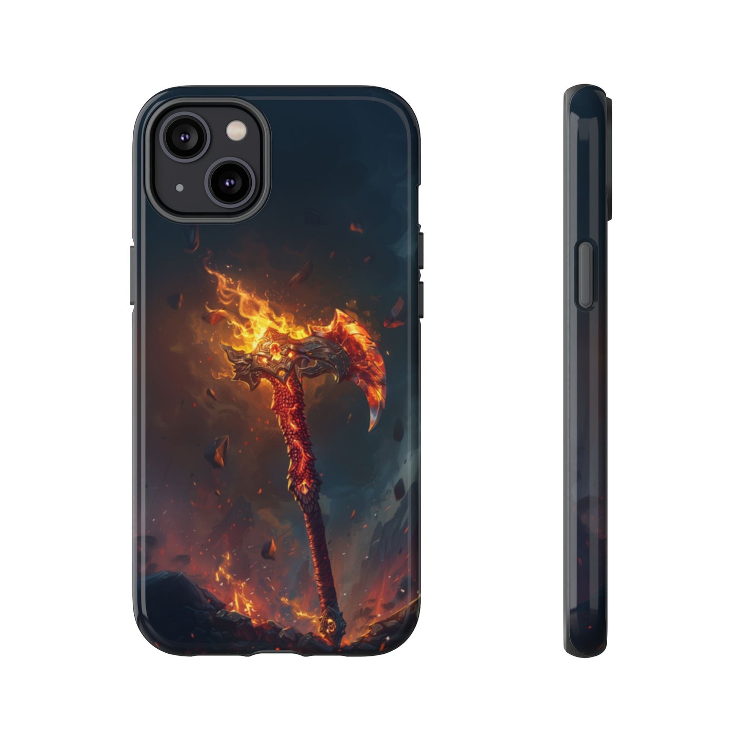 Dragon Fire Axe - Tough iPhone Case