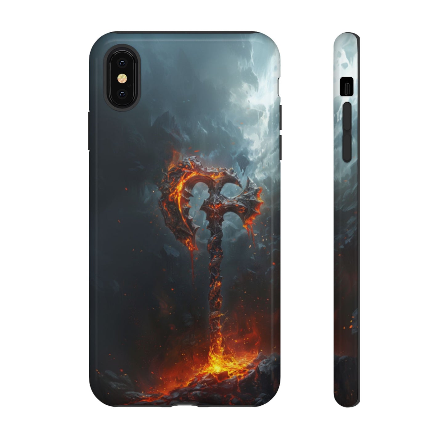 Molten War Axe - Tough iPhone Case