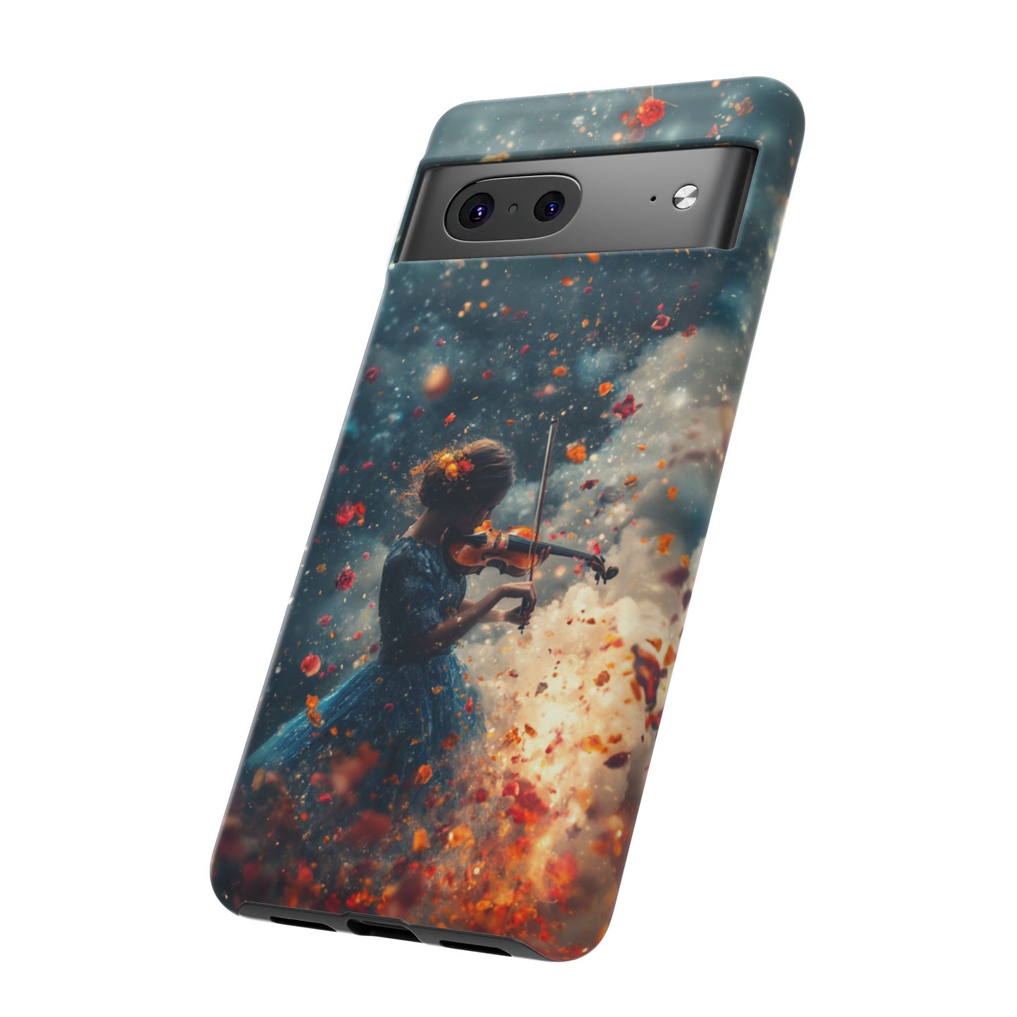 Petal Breeze Violinist Phone Case - iPhone, Google Pixel, Samsung Galaxy