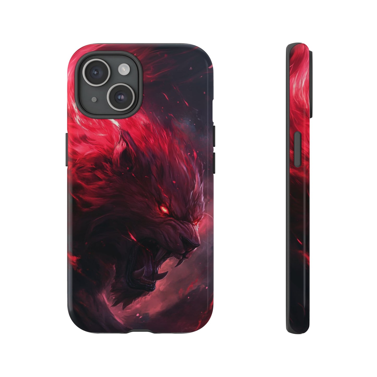 Fiery Wolf Spirit – Tough iPhone Case