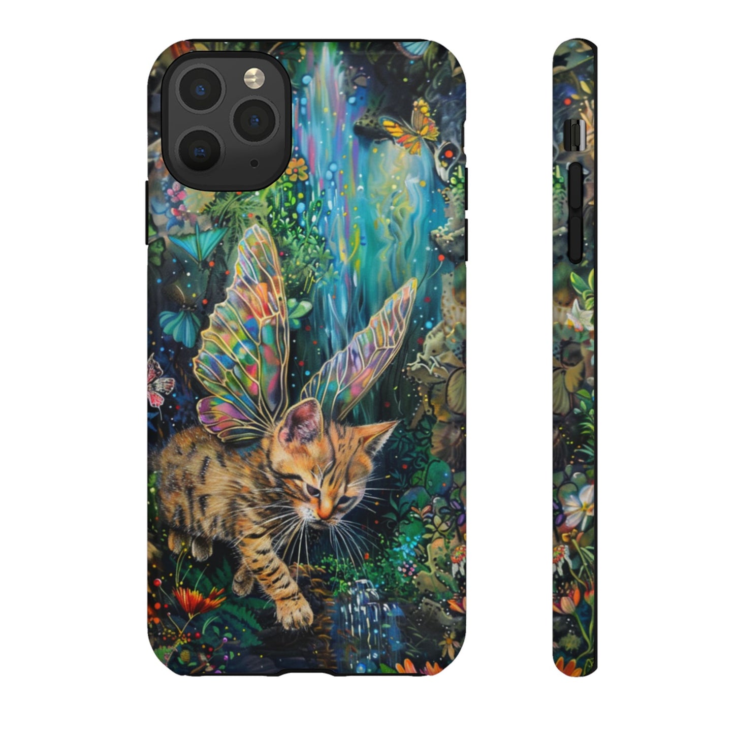 Fairy Garden Cat Phone Case – iPhone, Google Pixel, Samsung Galaxy