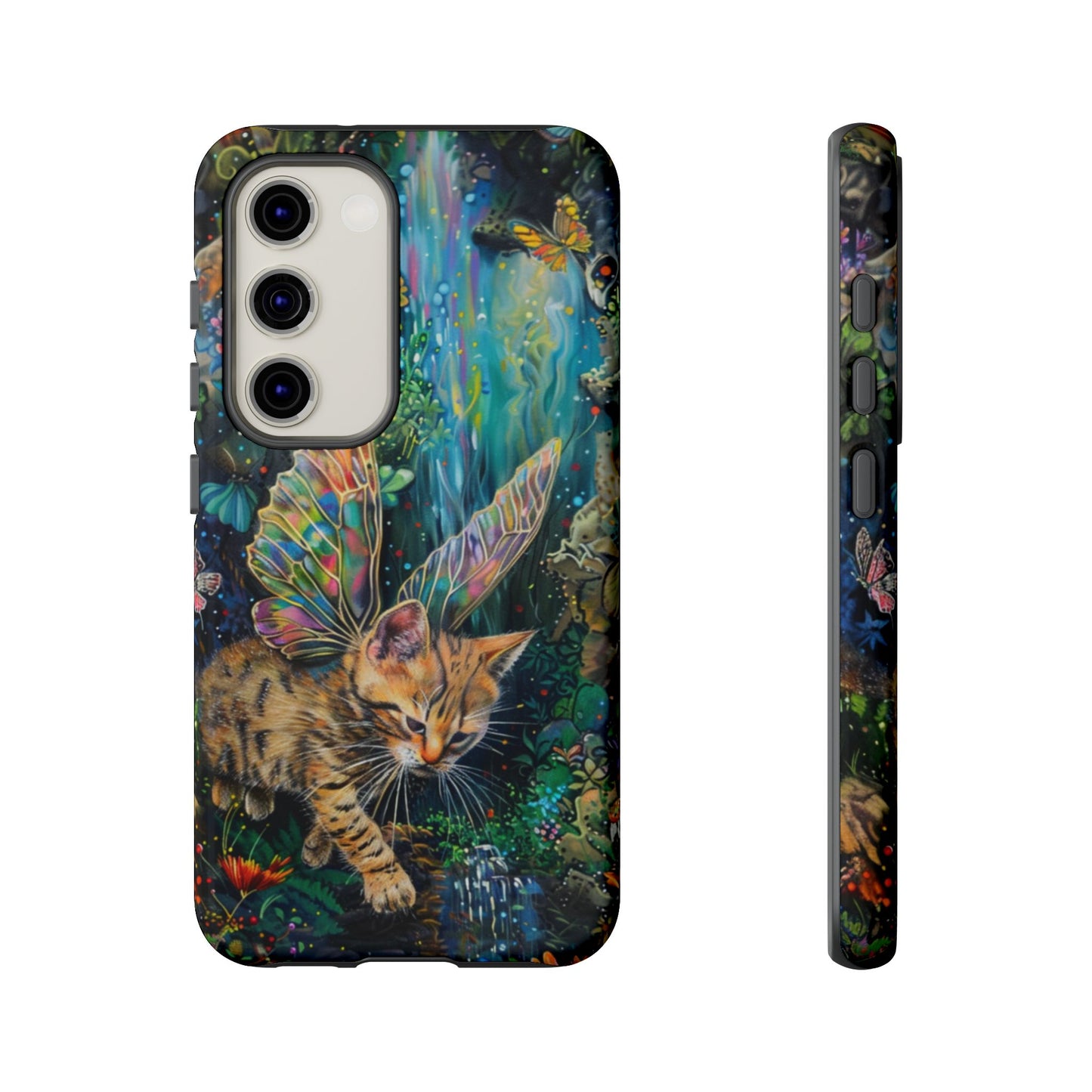 Fairy Garden Cat Phone Case – iPhone, Google Pixel, Samsung Galaxy