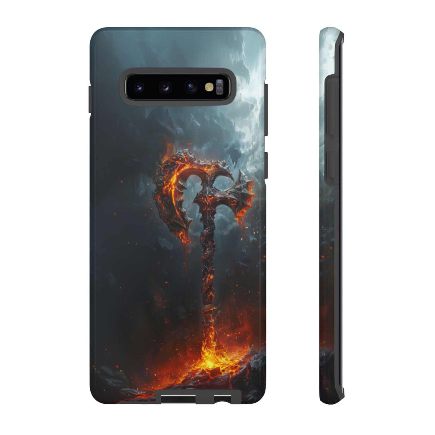 Molten War Axe - Tough Samsung Galaxy Case