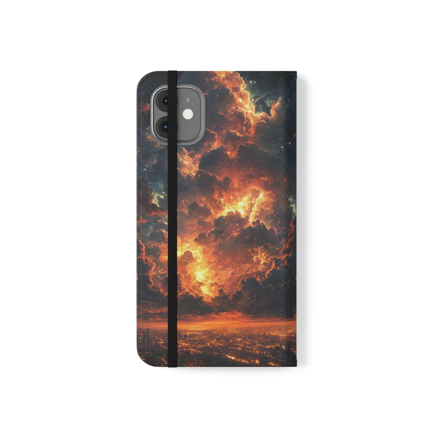 Cosmic Storm - Wallet Flip Case