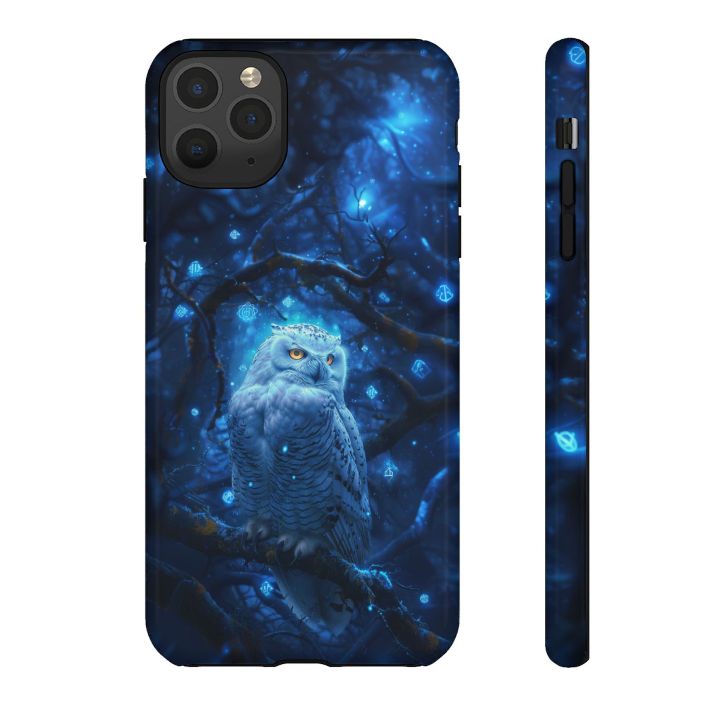 Luminous Rune Owl – Tough iPhone Case