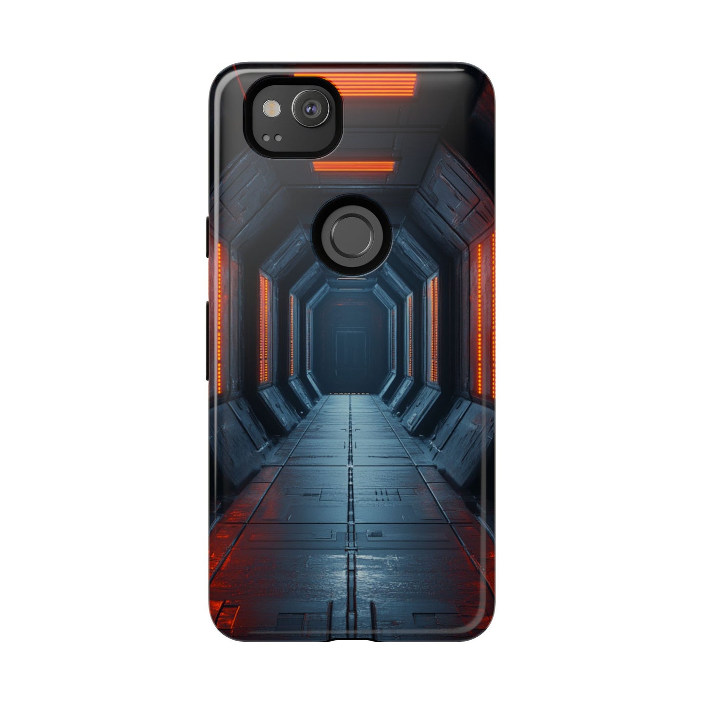 Red Alert Corridor – Tough Google Pixel Case