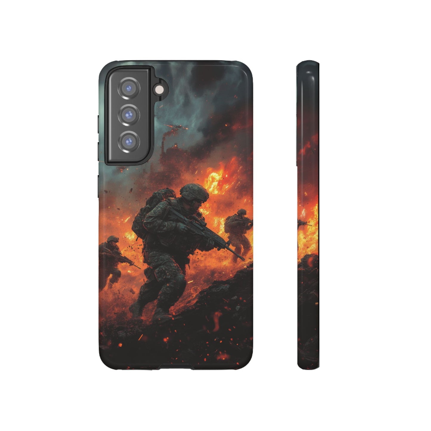 Epic Battlefield Soldier Phone Case - iPhone, Google Pixel, Samsung Galaxy