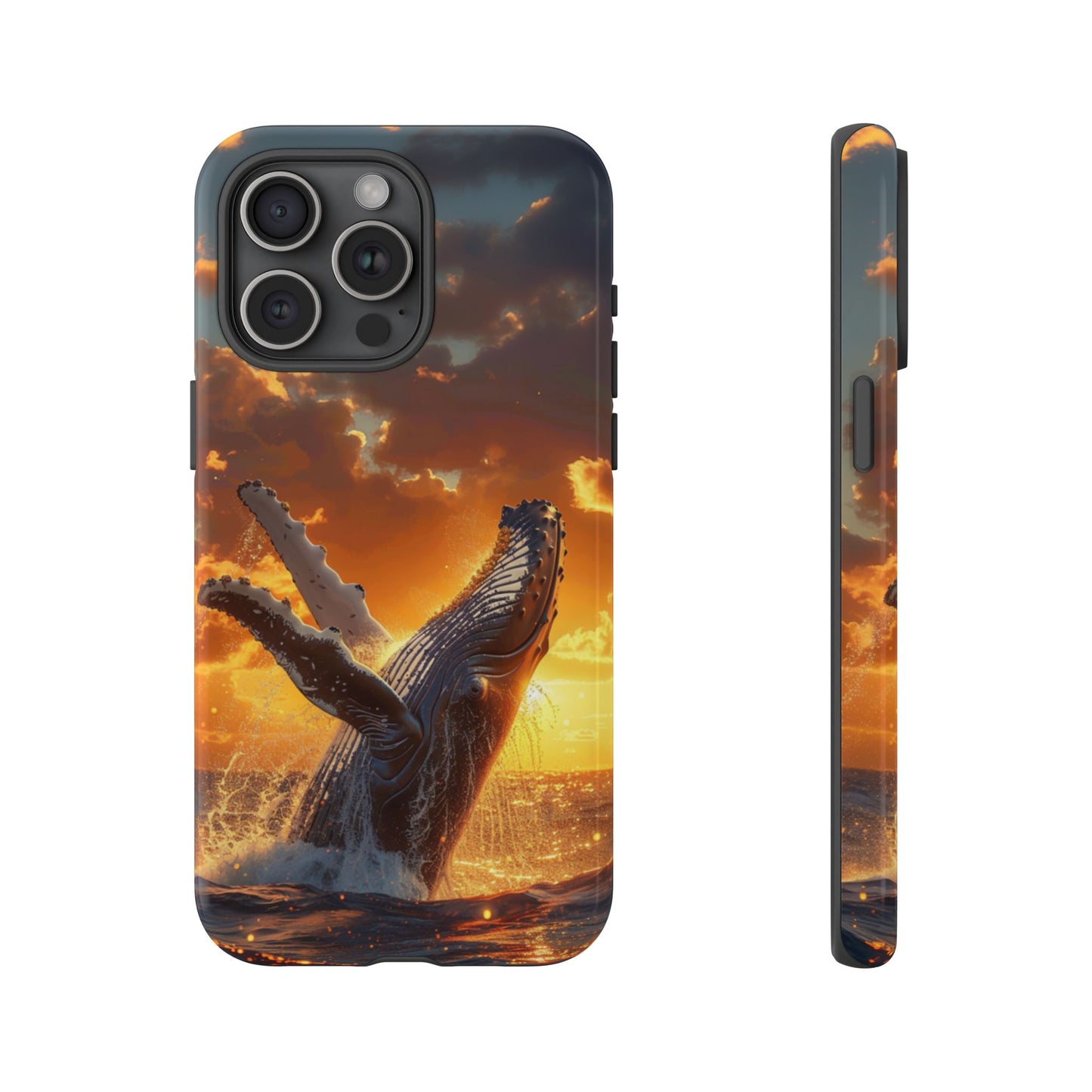 Sunset Breach Whale - Tough iPhone Case