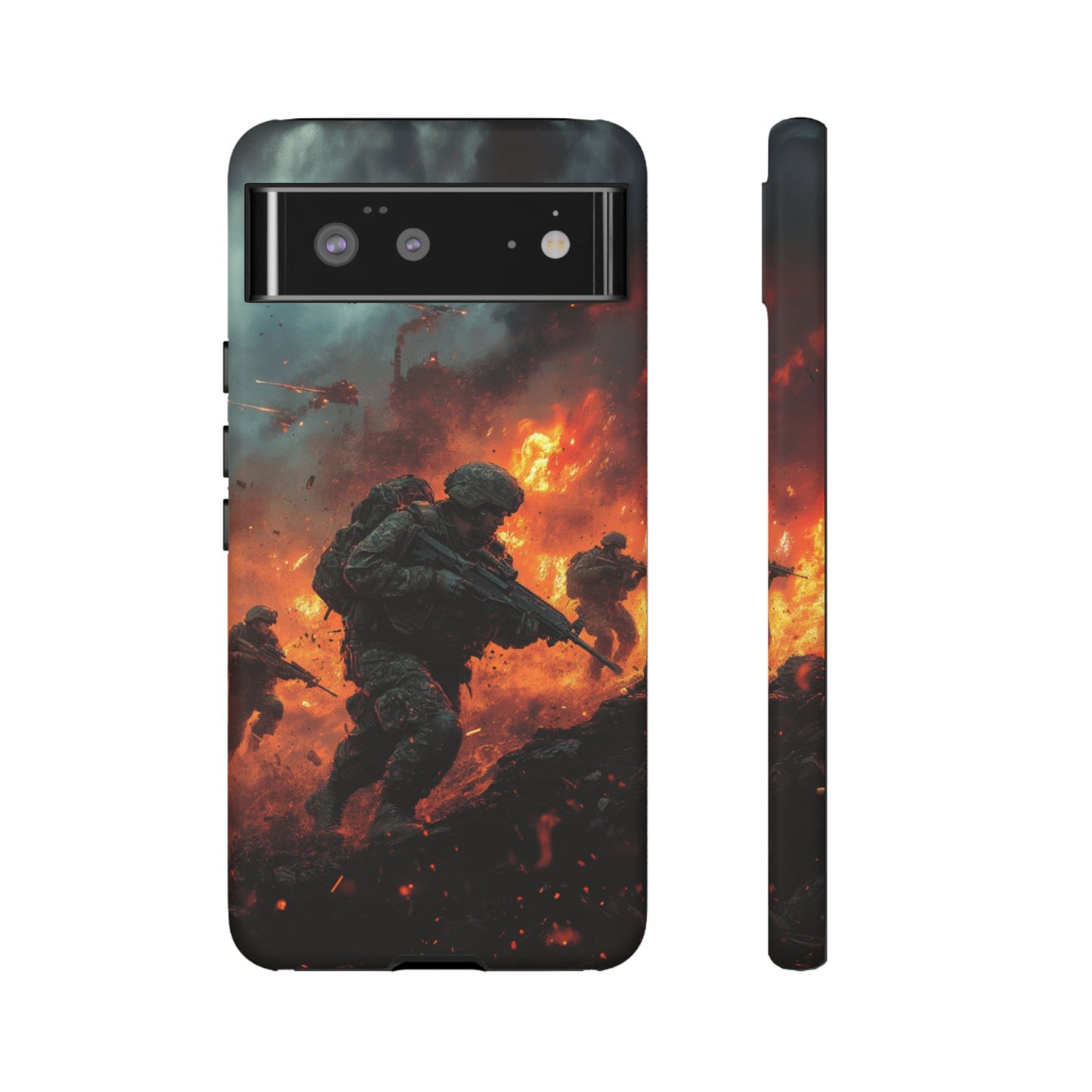 Epic Battlefield Soldier Phone Case - iPhone, Google Pixel, Samsung Galaxy
