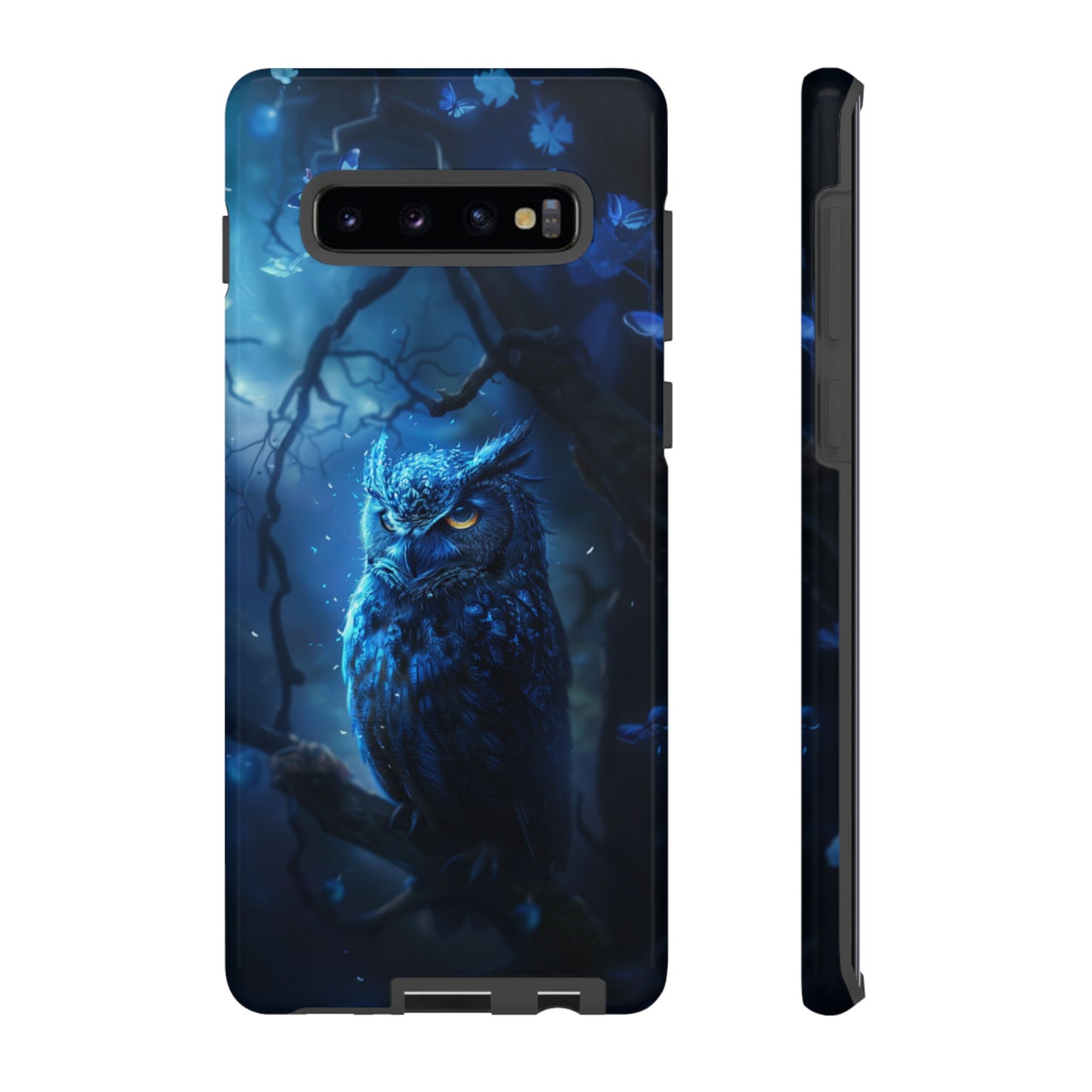 Azure Nocturne Owl – Tough Samsung Galaxy Case