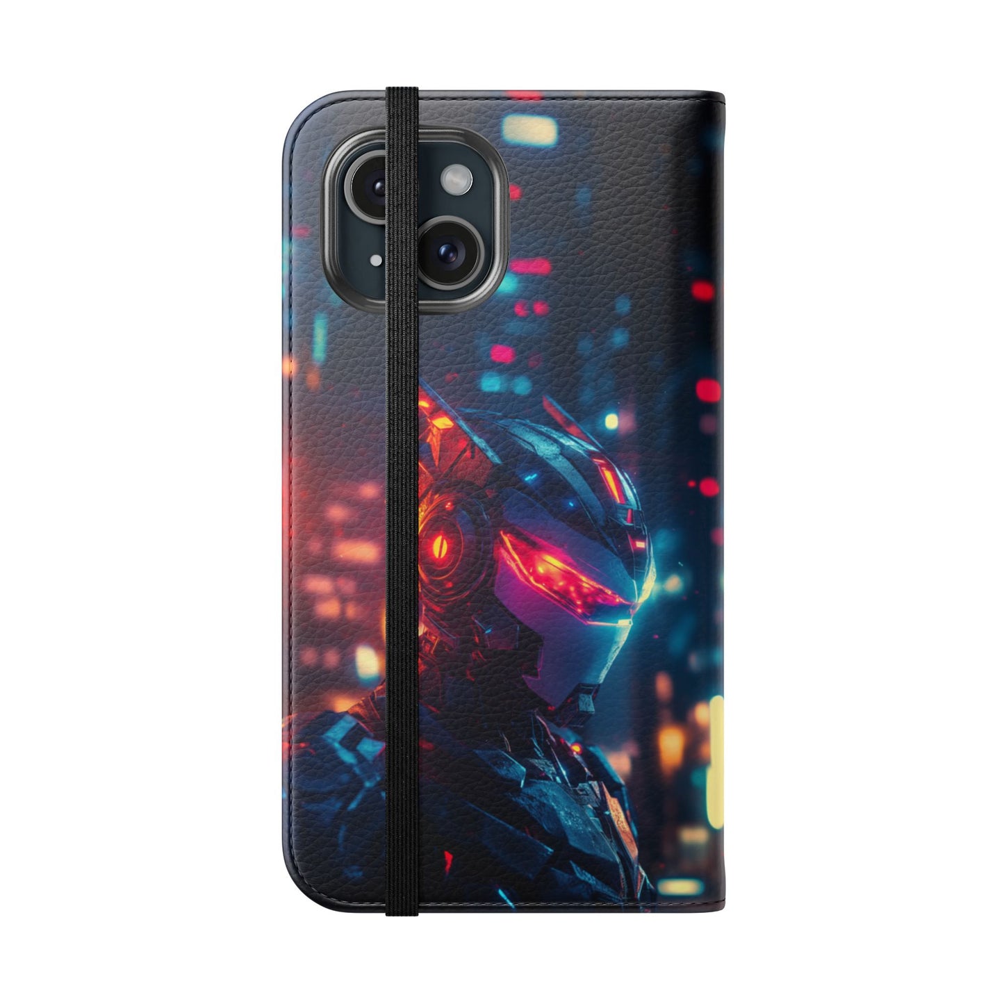 Neon Cyborg - Wallet Flip Case