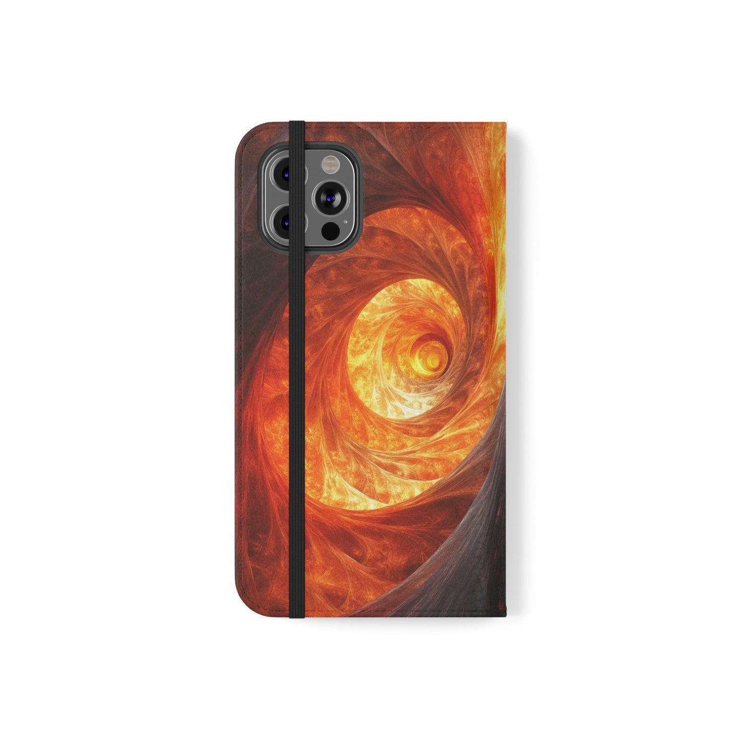 Fire Spiral - Wallet Flip Case