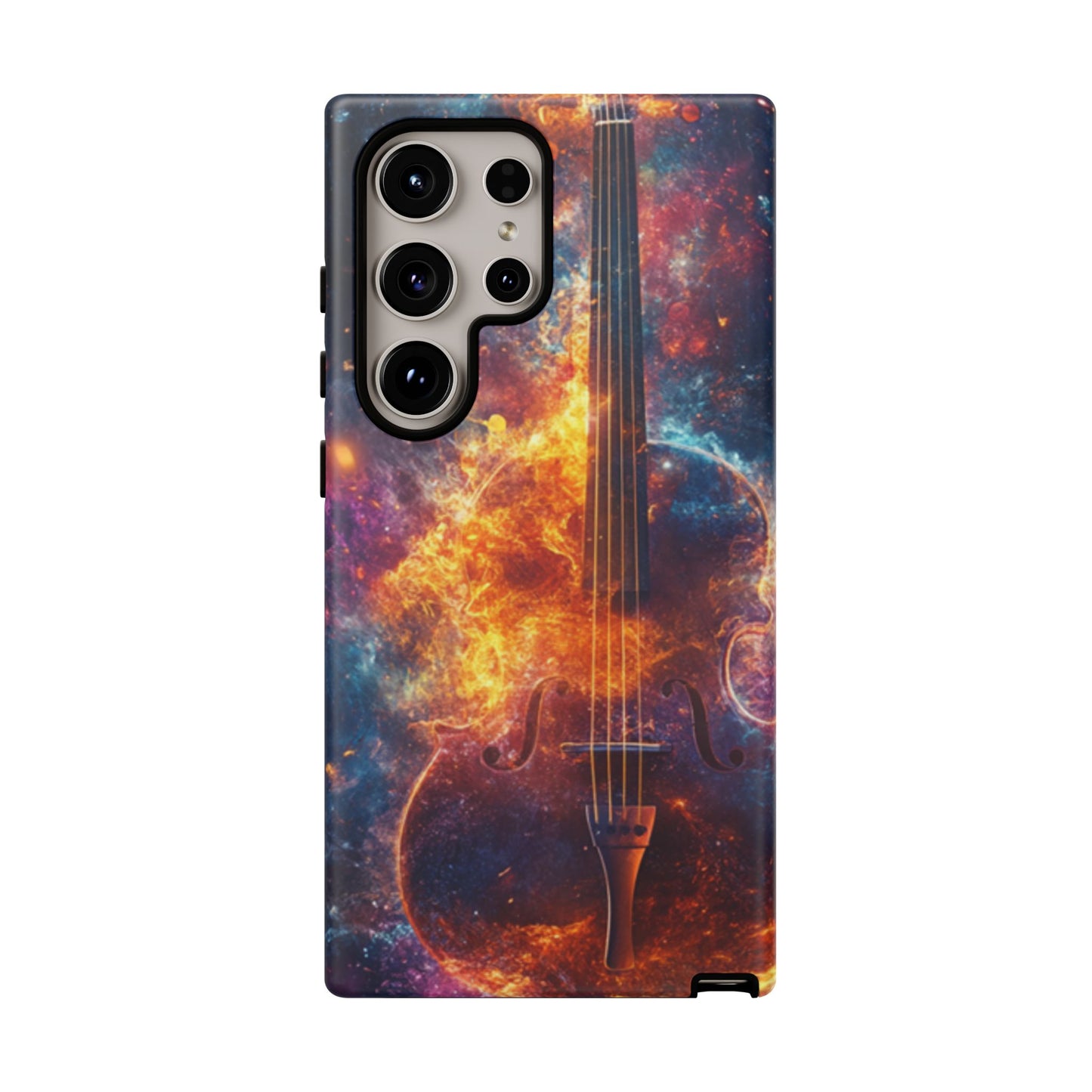 Fiery Violin Galaxy Phone Case – iPhone, Samsung, Google Pixel