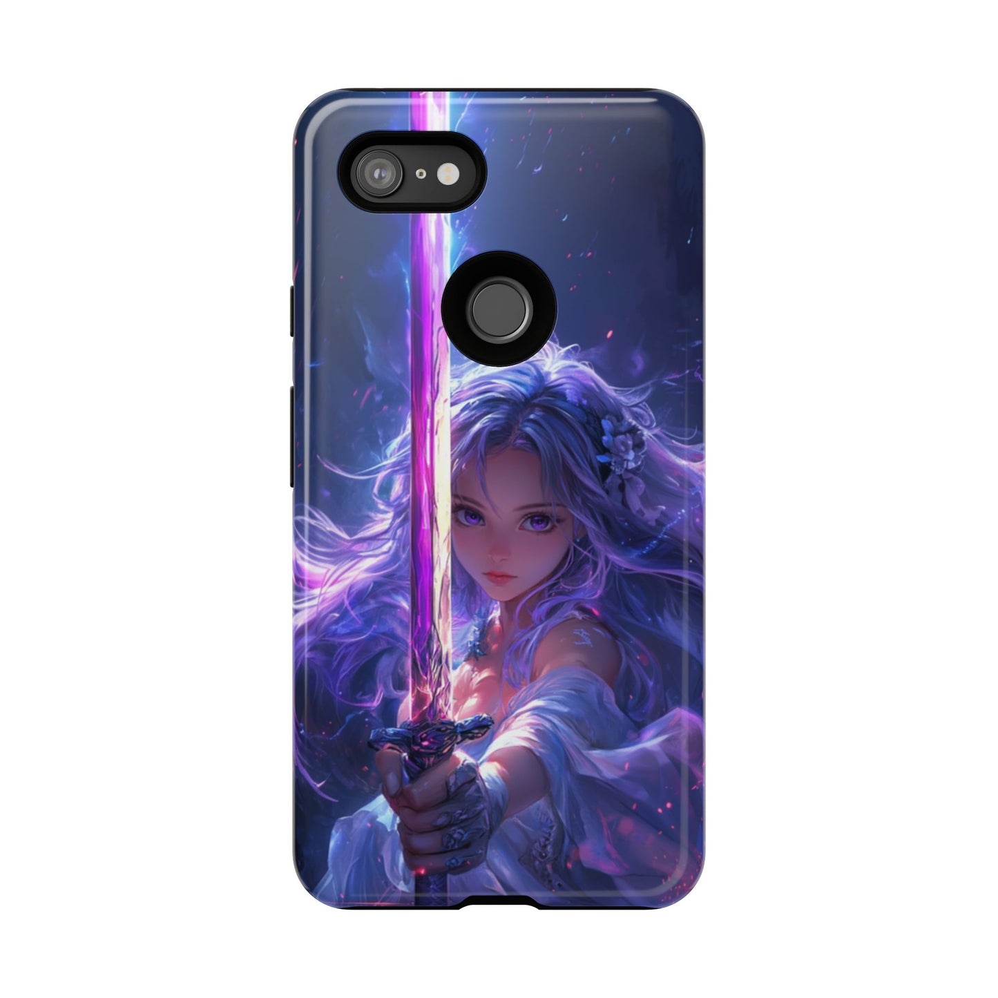 Violet Blade Warrior – Tough Google Pixel Case