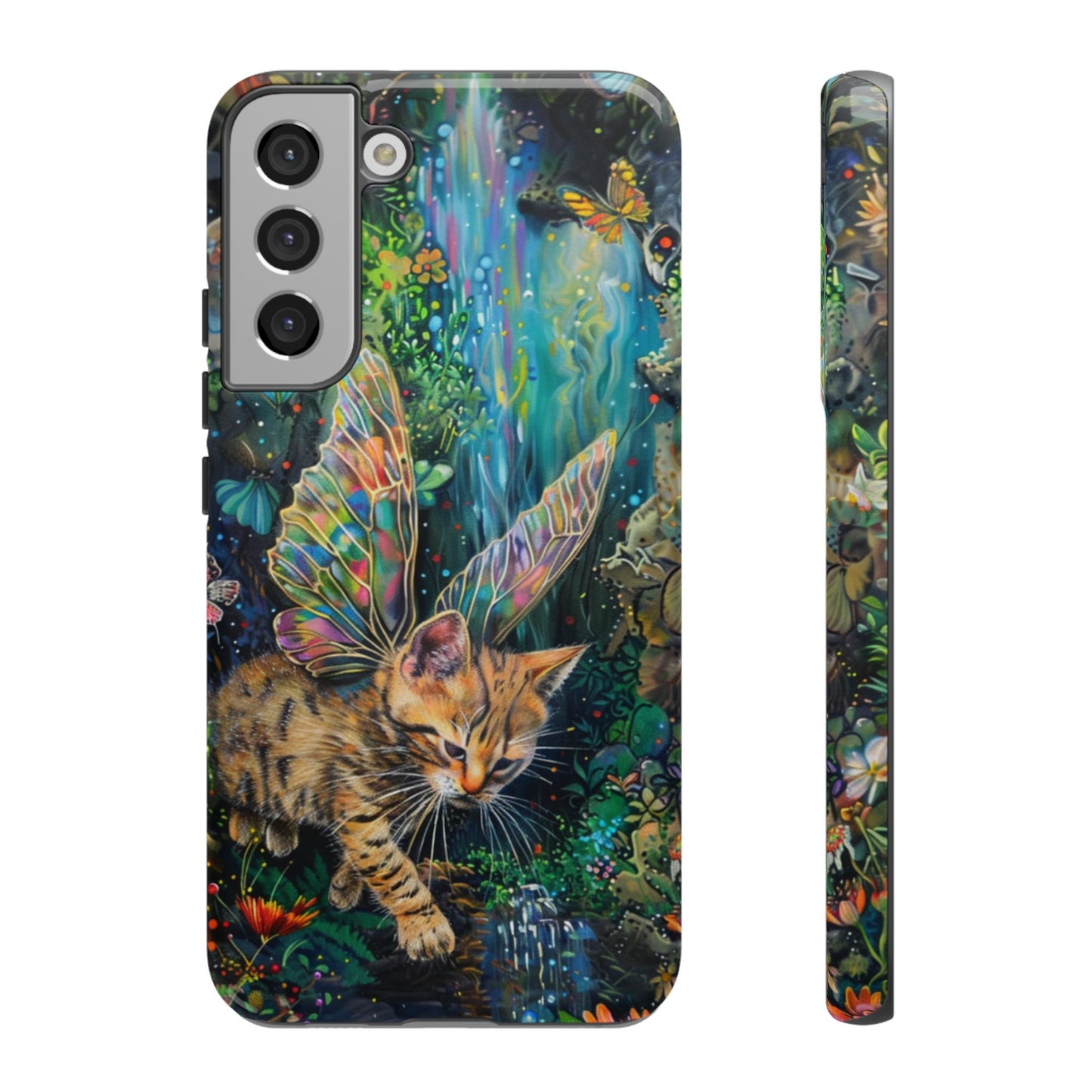 Fairy Garden Cat Phone Case – iPhone, Google Pixel, Samsung Galaxy