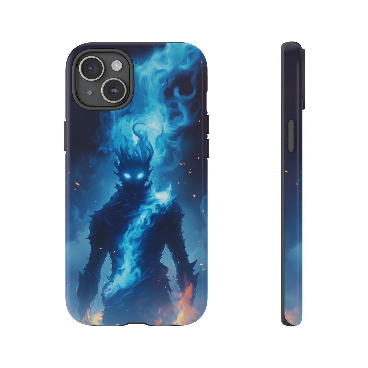 Blue Flame Spirit - Tough iPhone Case