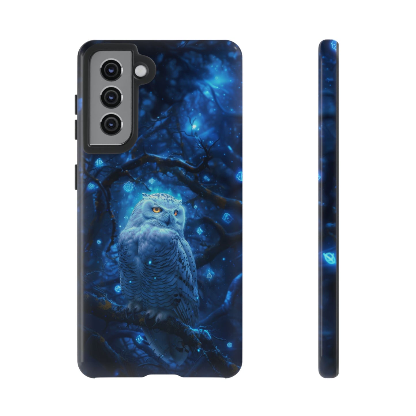 Luminous Rune Owl – Tough Samsung Galaxy Case