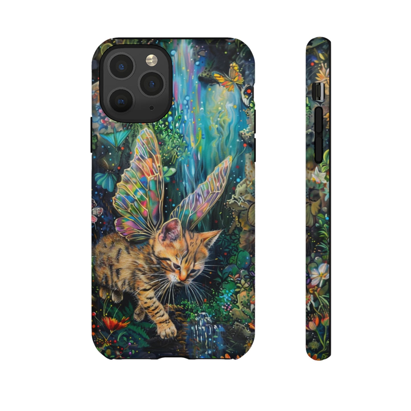 Fairy Garden Cat Phone Case – iPhone, Google Pixel, Samsung Galaxy