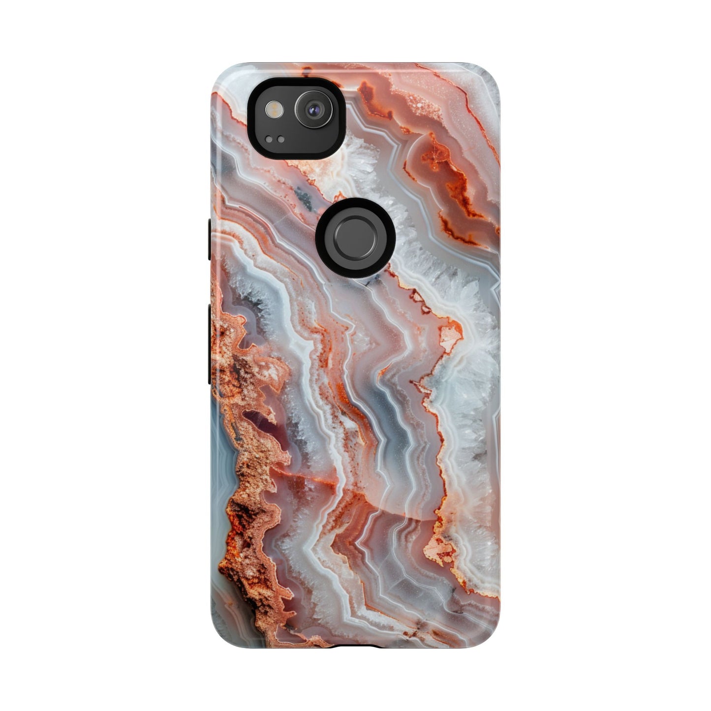 Rose Agate Currents – Tough Google Pixel Case