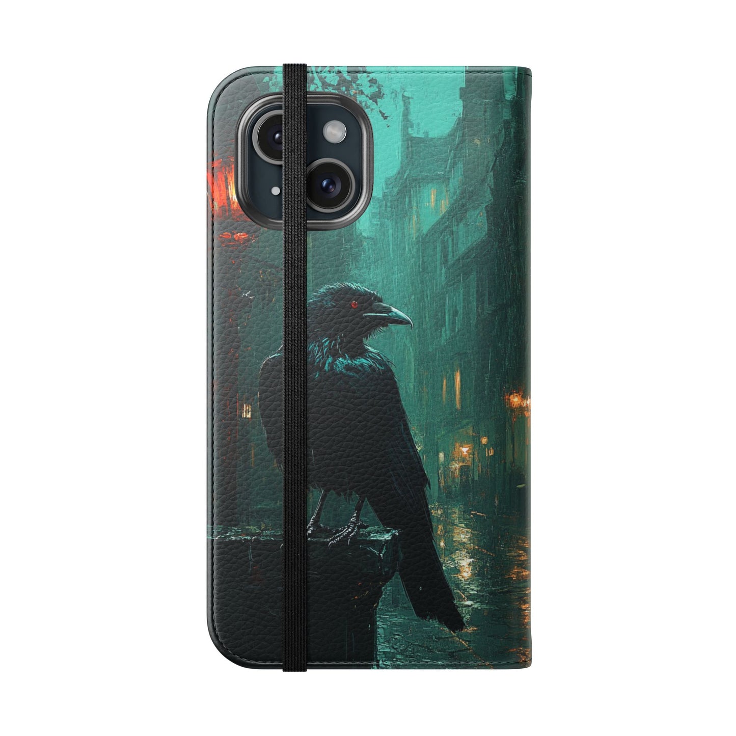 Victorian Raven - Wallet Flip Case