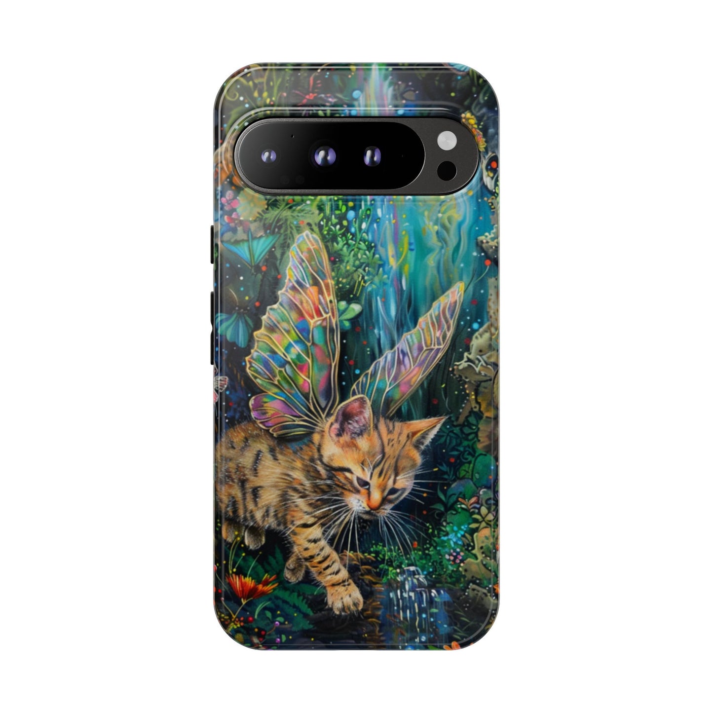 Fairy Garden Cat Phone Case – iPhone, Google Pixel, Samsung Galaxy