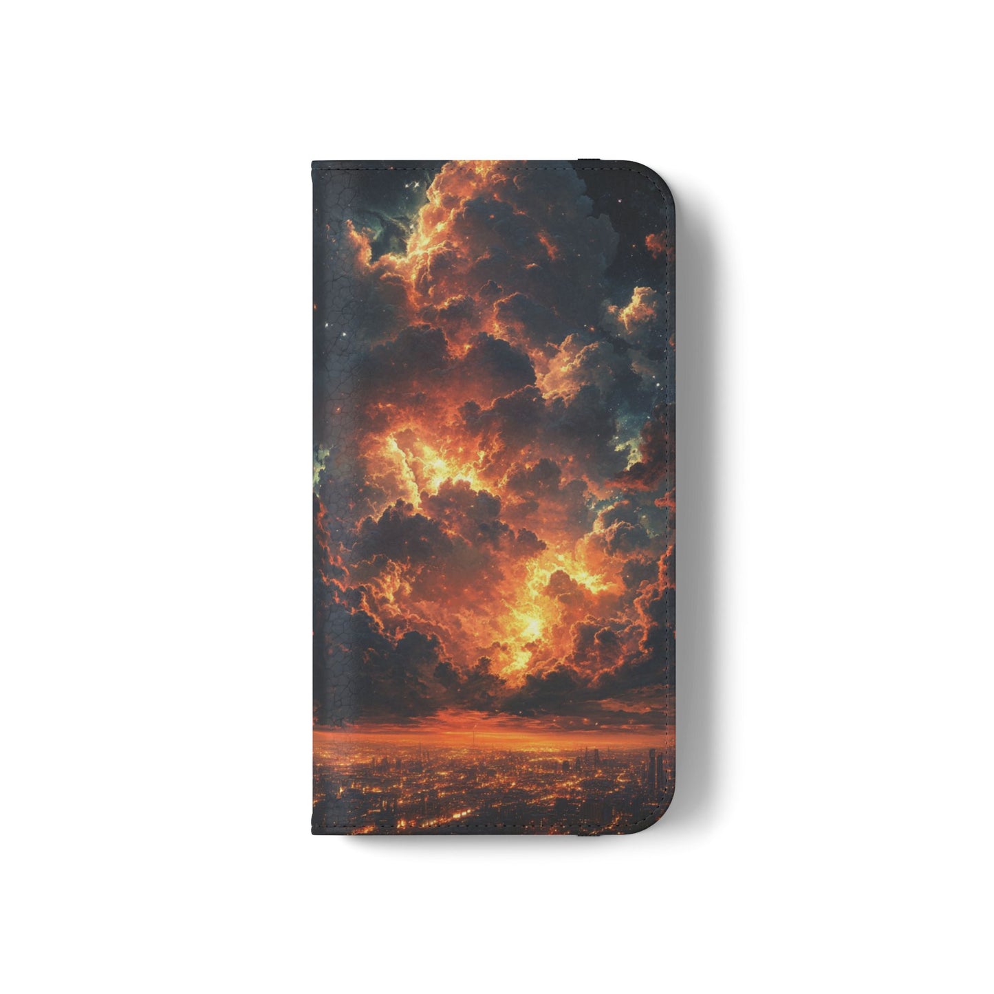 Cosmic Storm - Wallet Flip Case