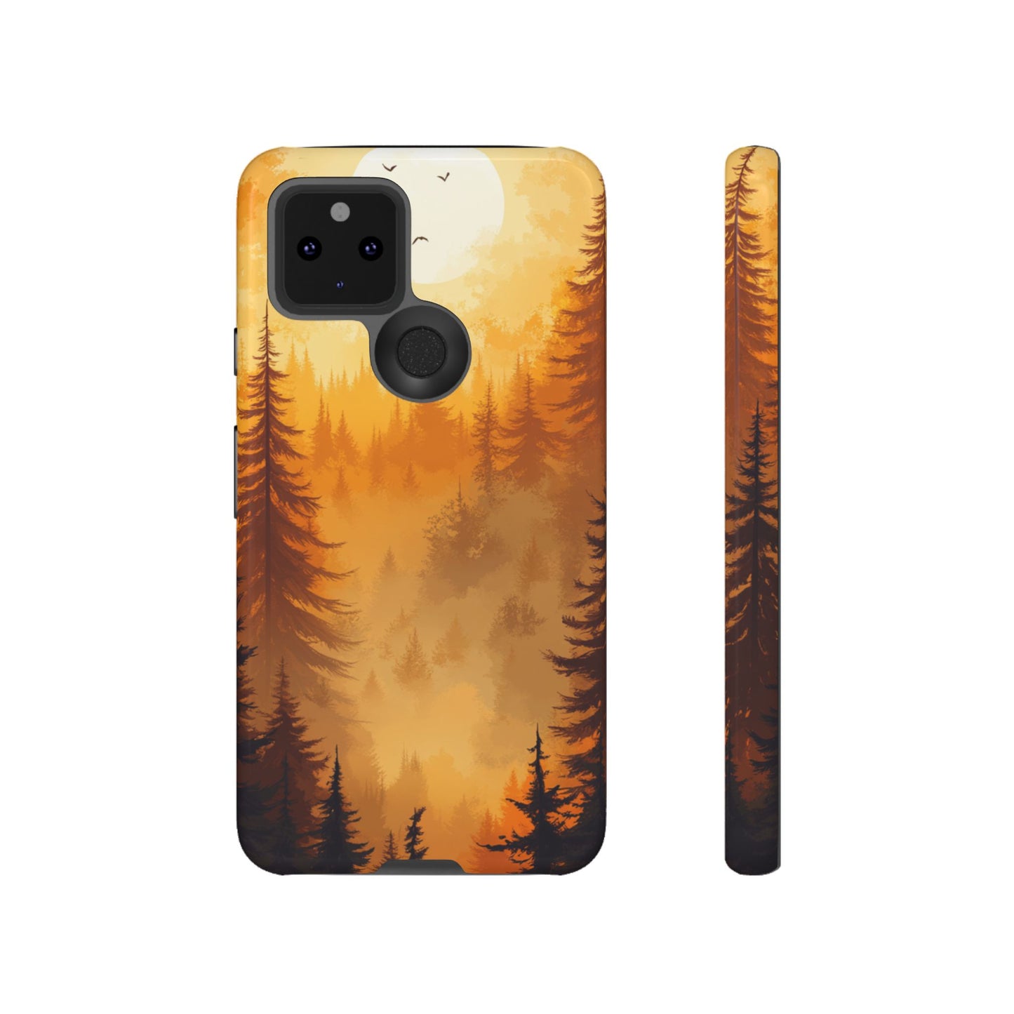 Golden Forest Silhouette – Tough Google Pixel Case