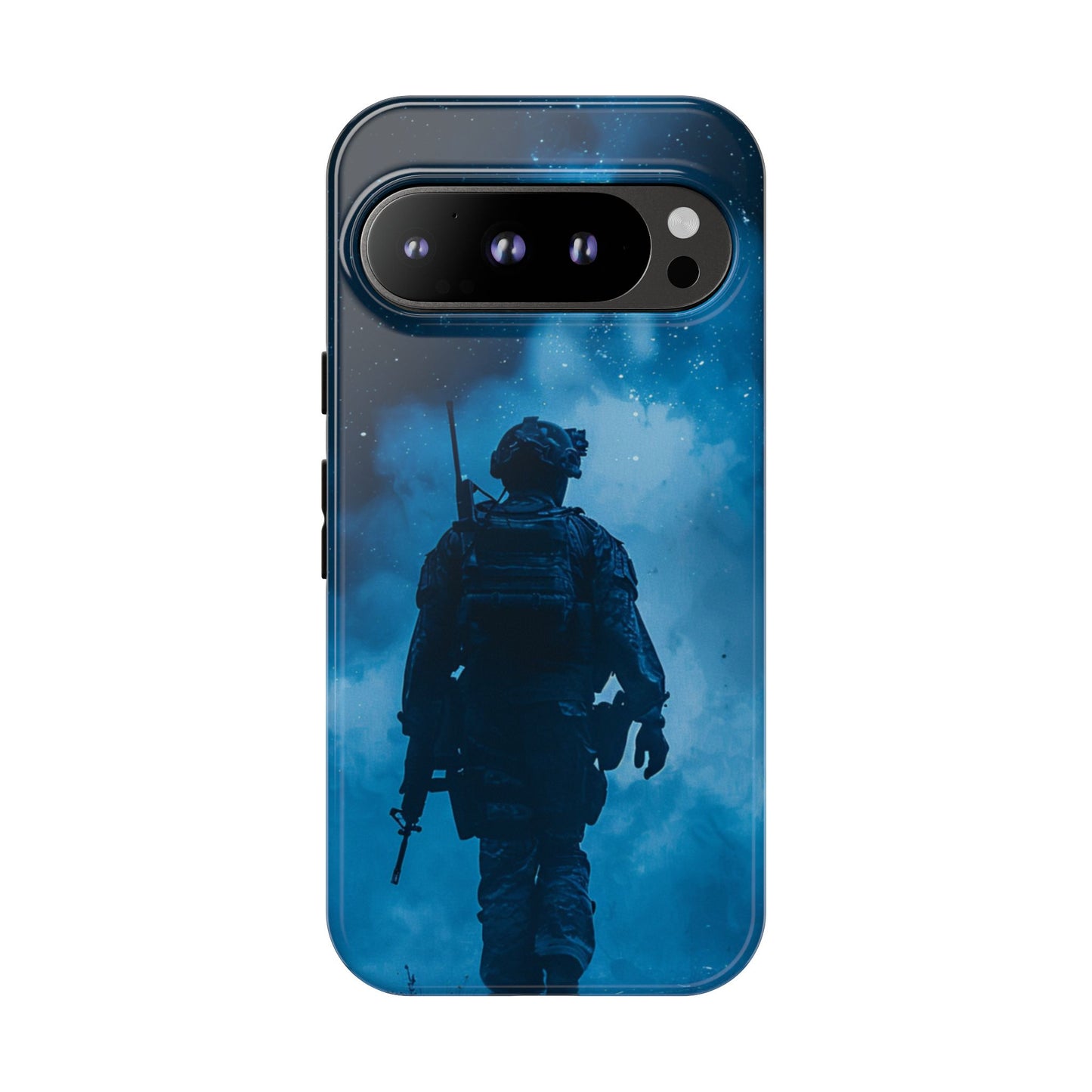 Midnight Sentinel Soldier – Tough Google Pixel Case