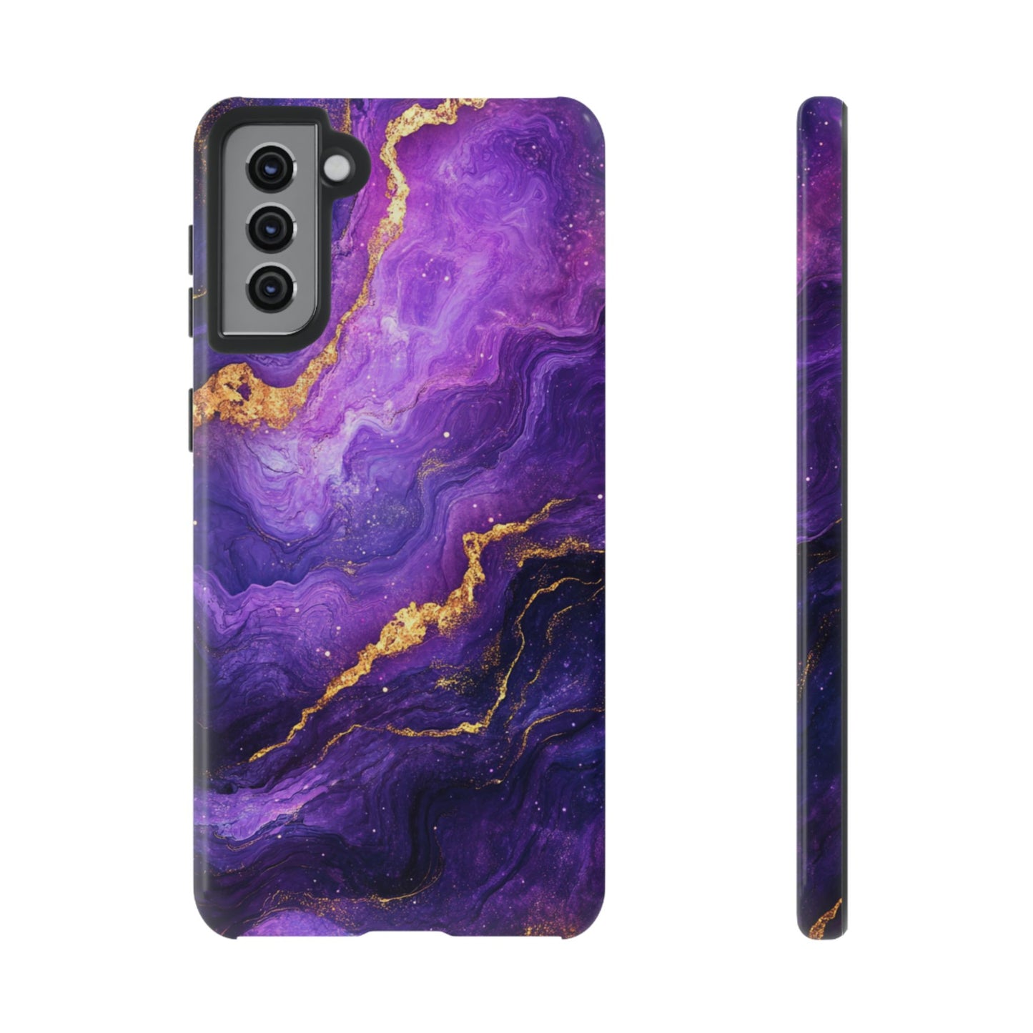Amethyst Gold Marble – Tough Samsung Galaxy Case