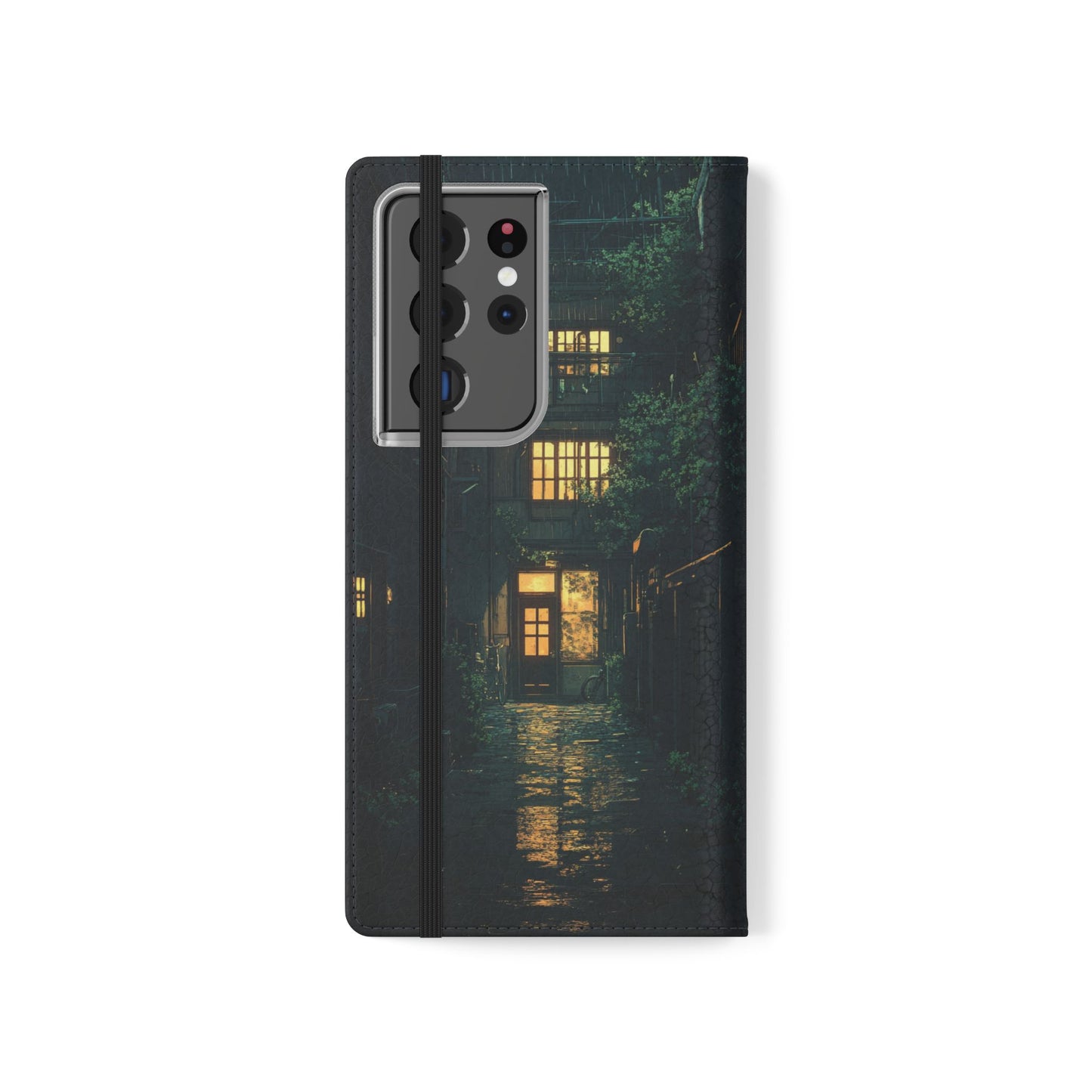 Rainy Alley - Wallet Flip Case