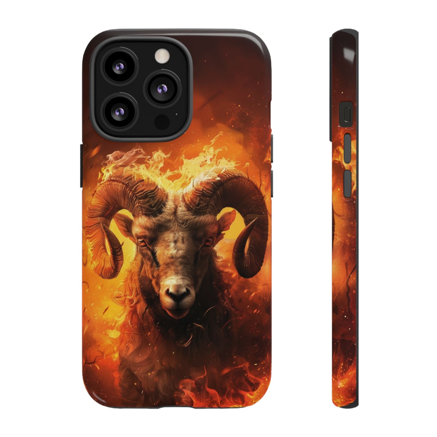 Aries Fire Ram - Tough iPhone Case
