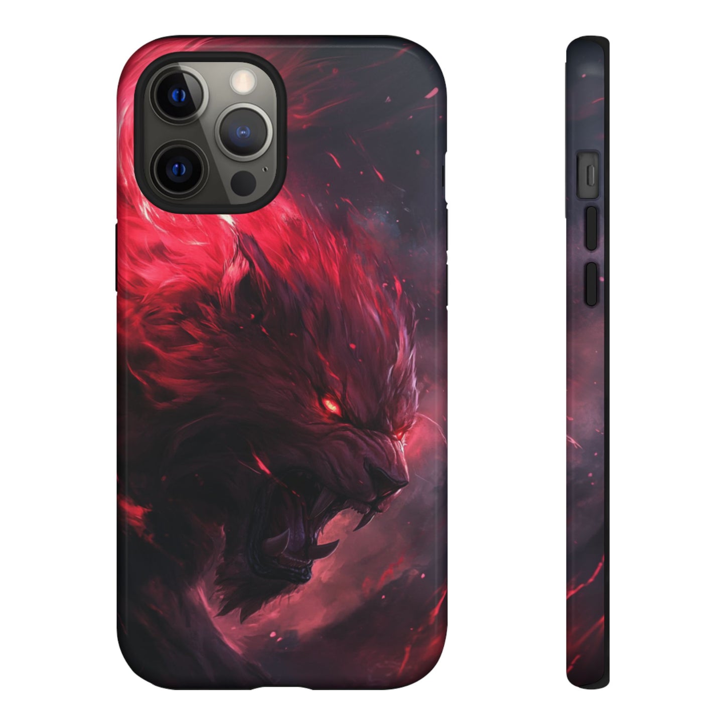 Fiery Wolf Spirit – Tough iPhone Case