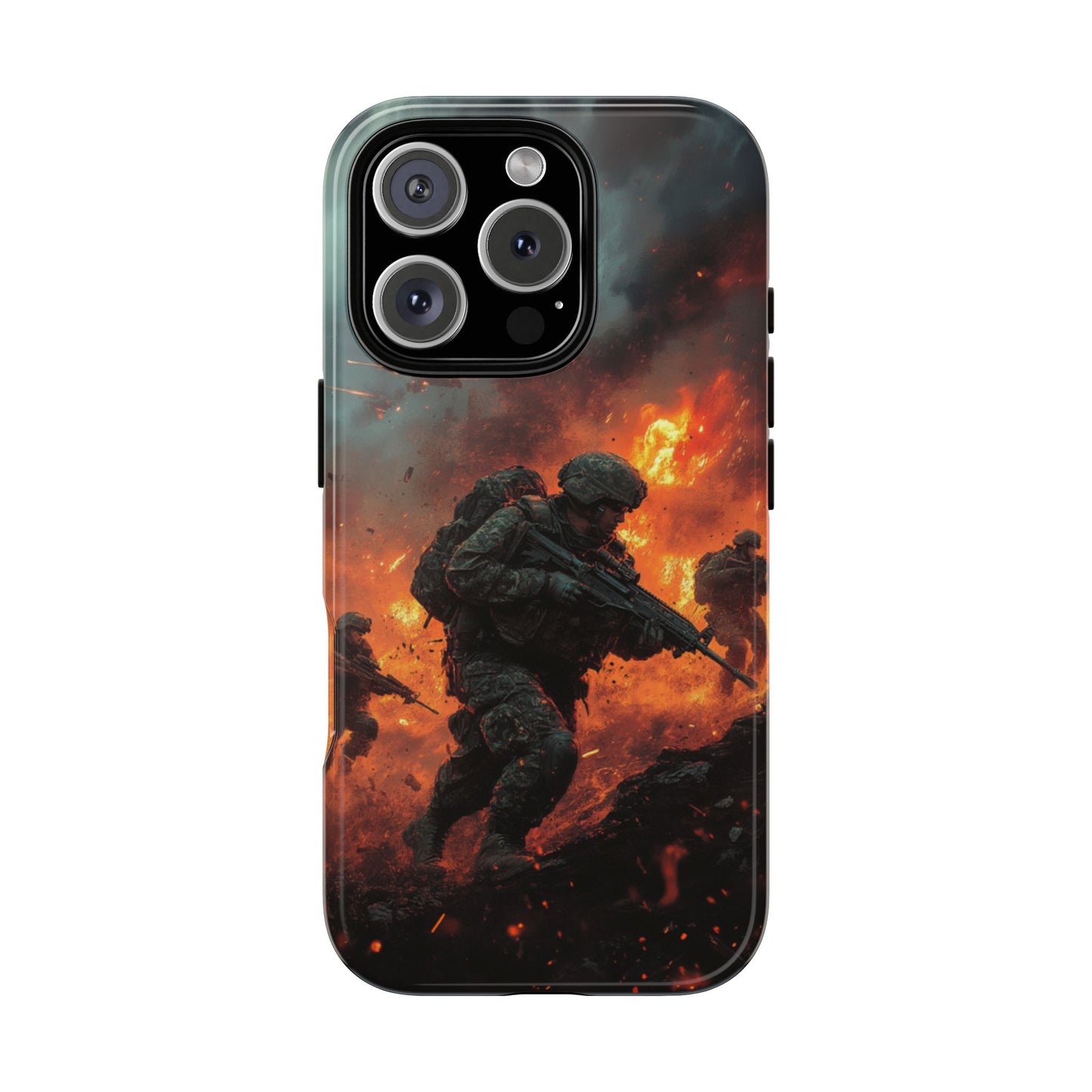 Epic Battlefield Soldier Phone Case - iPhone, Google Pixel, Samsung Galaxy