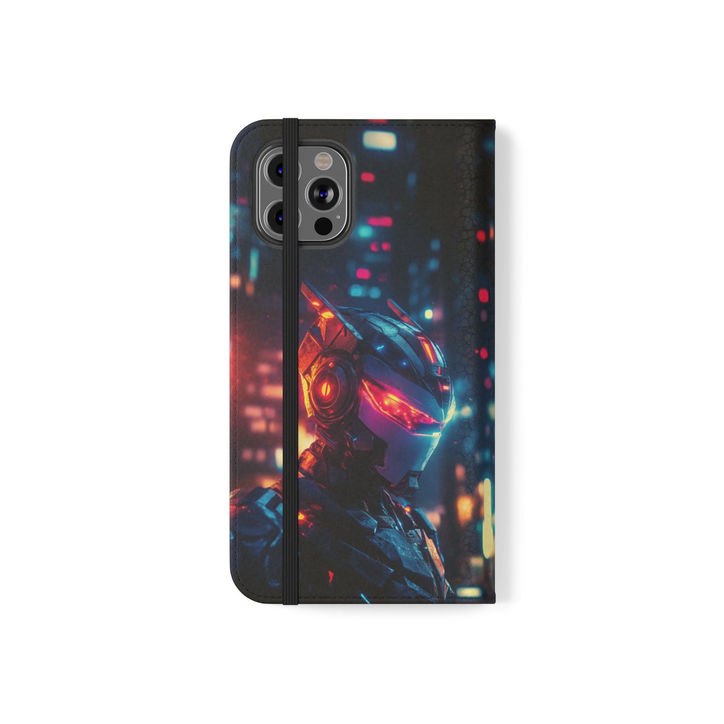 Neon Cyborg - Wallet Flip Case