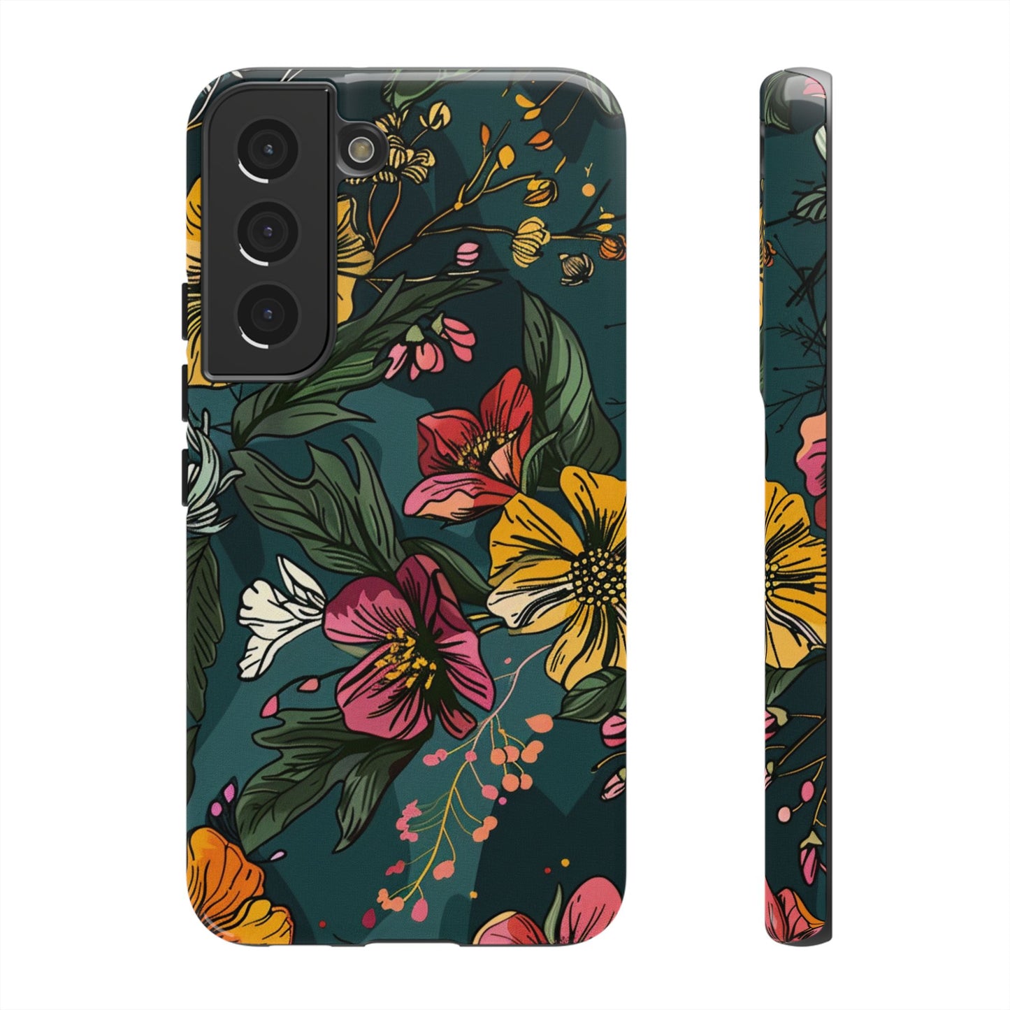 Vintage Floral Bloom – Tough Samsung Galaxy Case