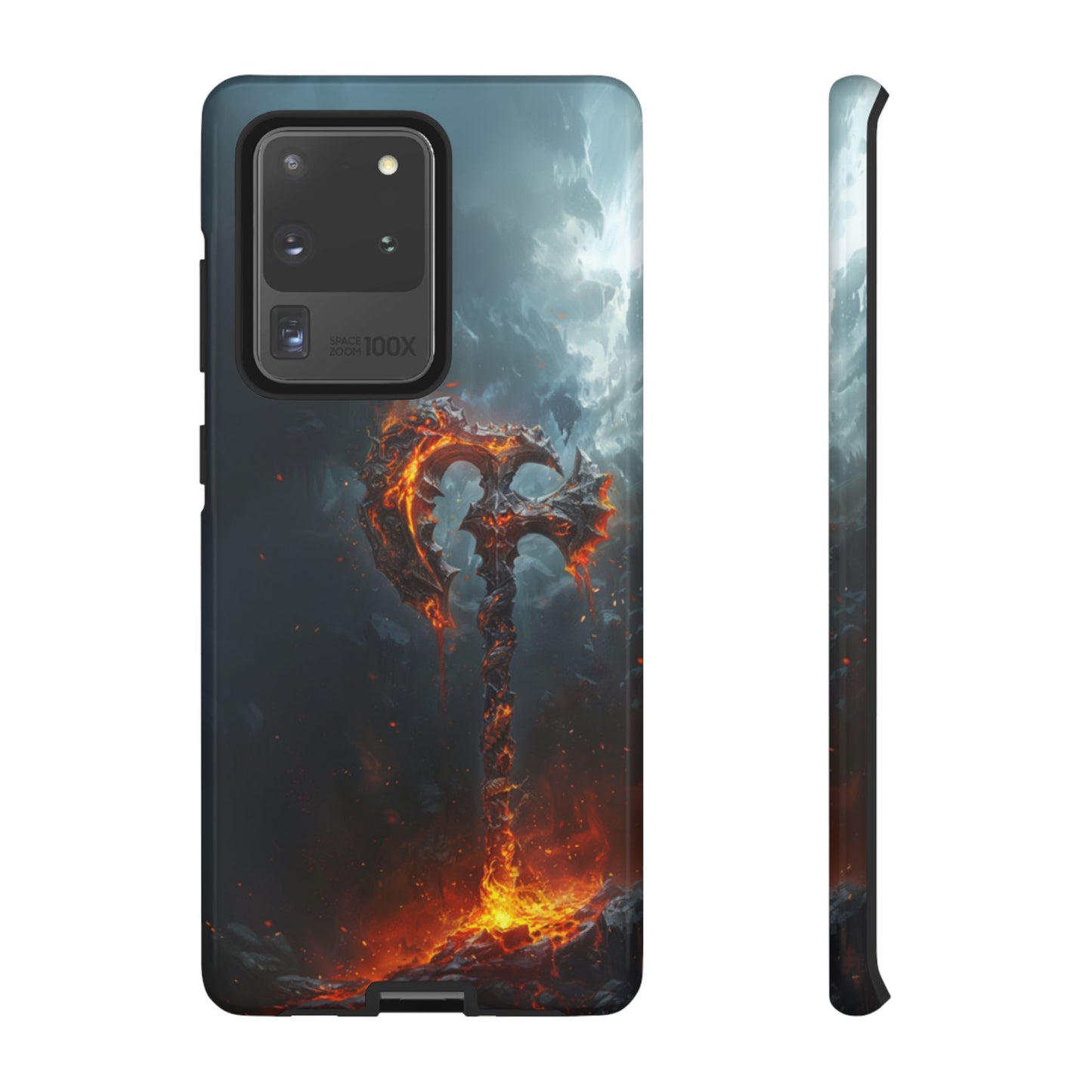 Molten War Axe - Tough Samsung Galaxy Case