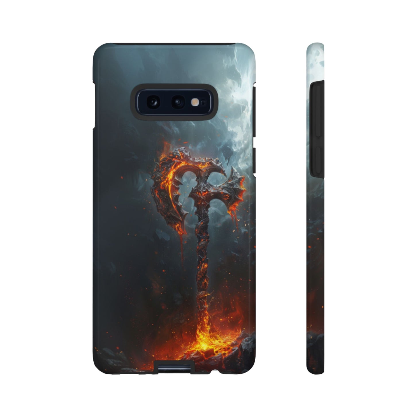 Molten War Axe - Tough Samsung Galaxy Case
