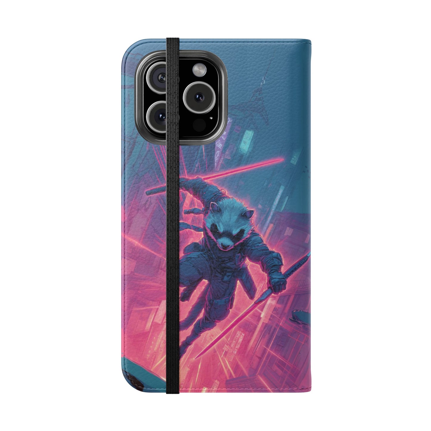Cyberpunk Ferret - Wallet Flip Case