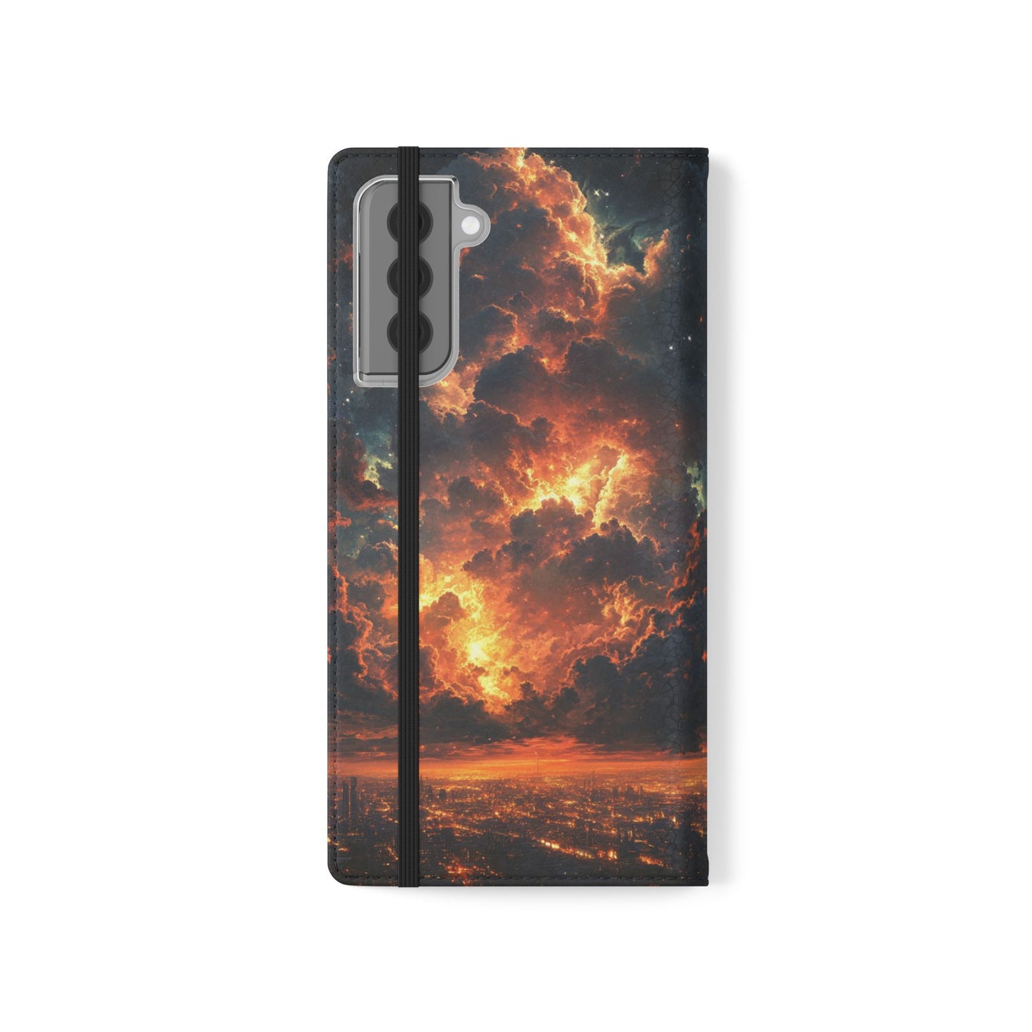 Cosmic Storm - Wallet Flip Case