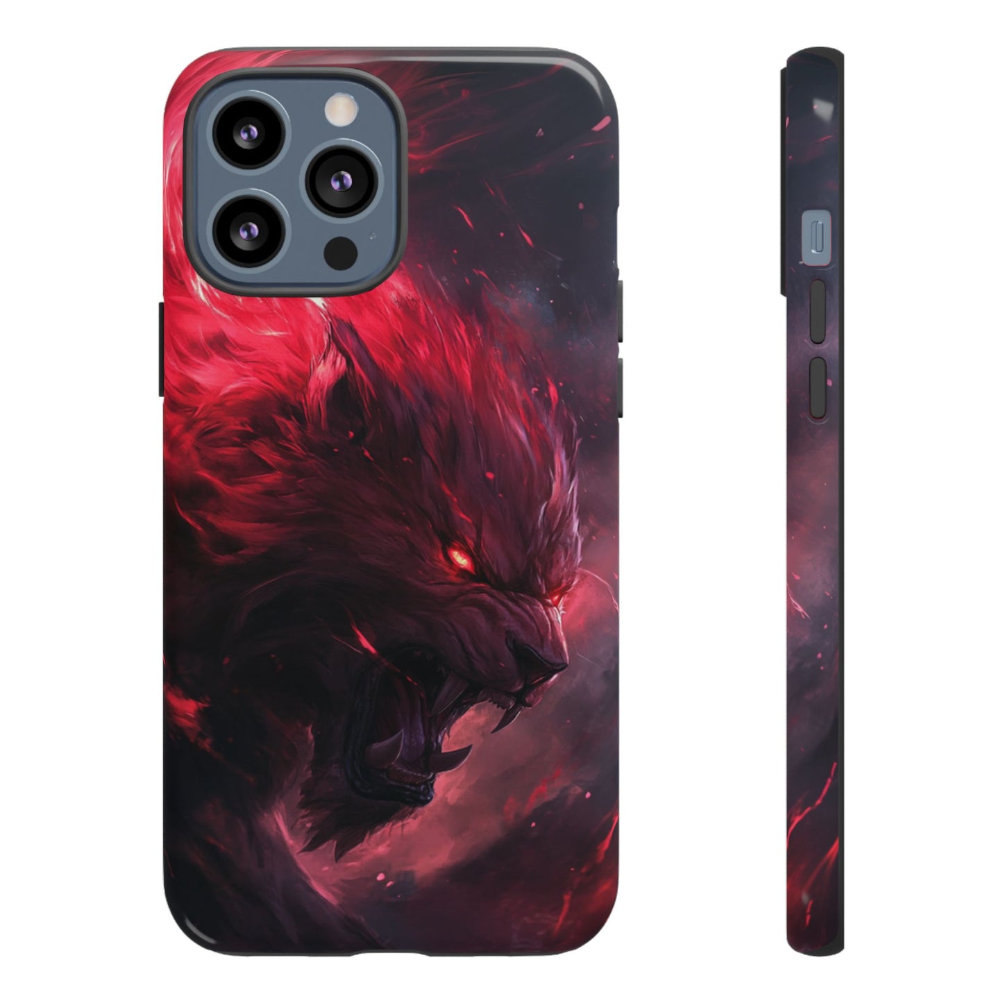 Fiery Wolf Spirit – Tough iPhone Case