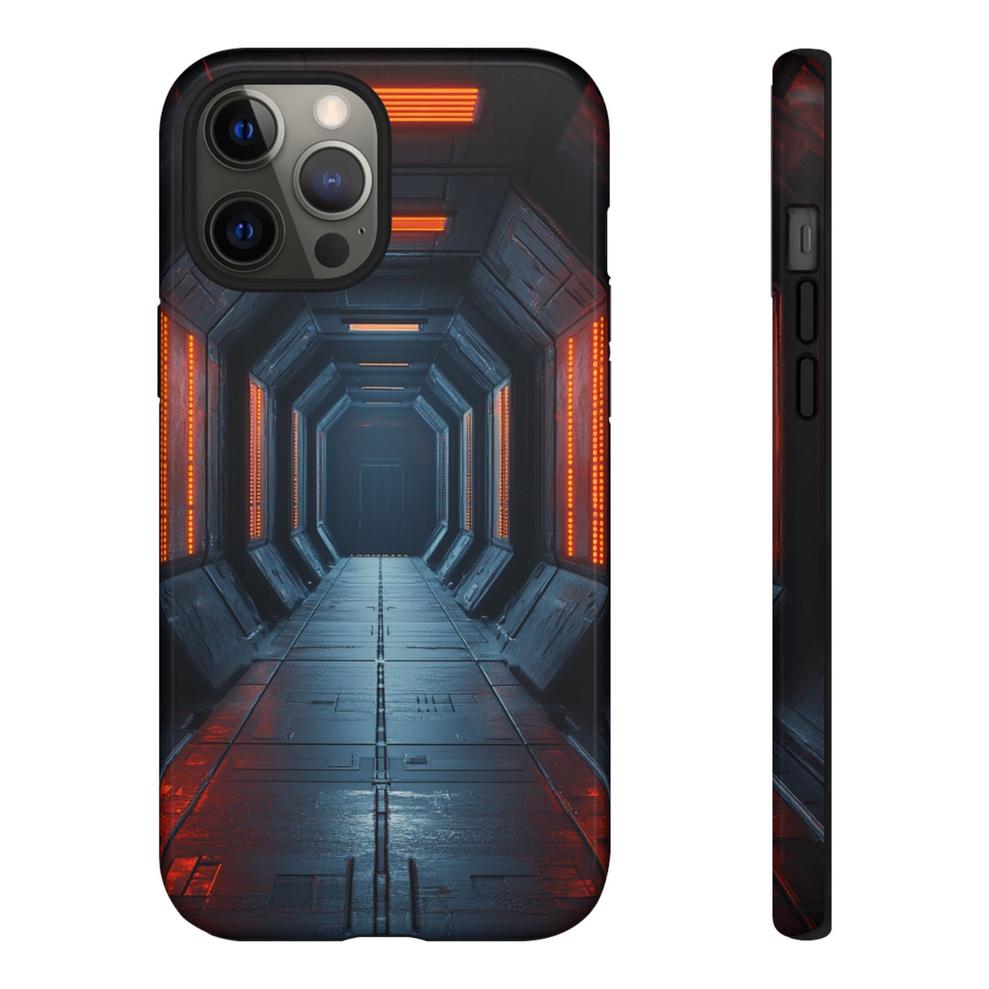 Red Alert Corridor – Tough iPhone Case